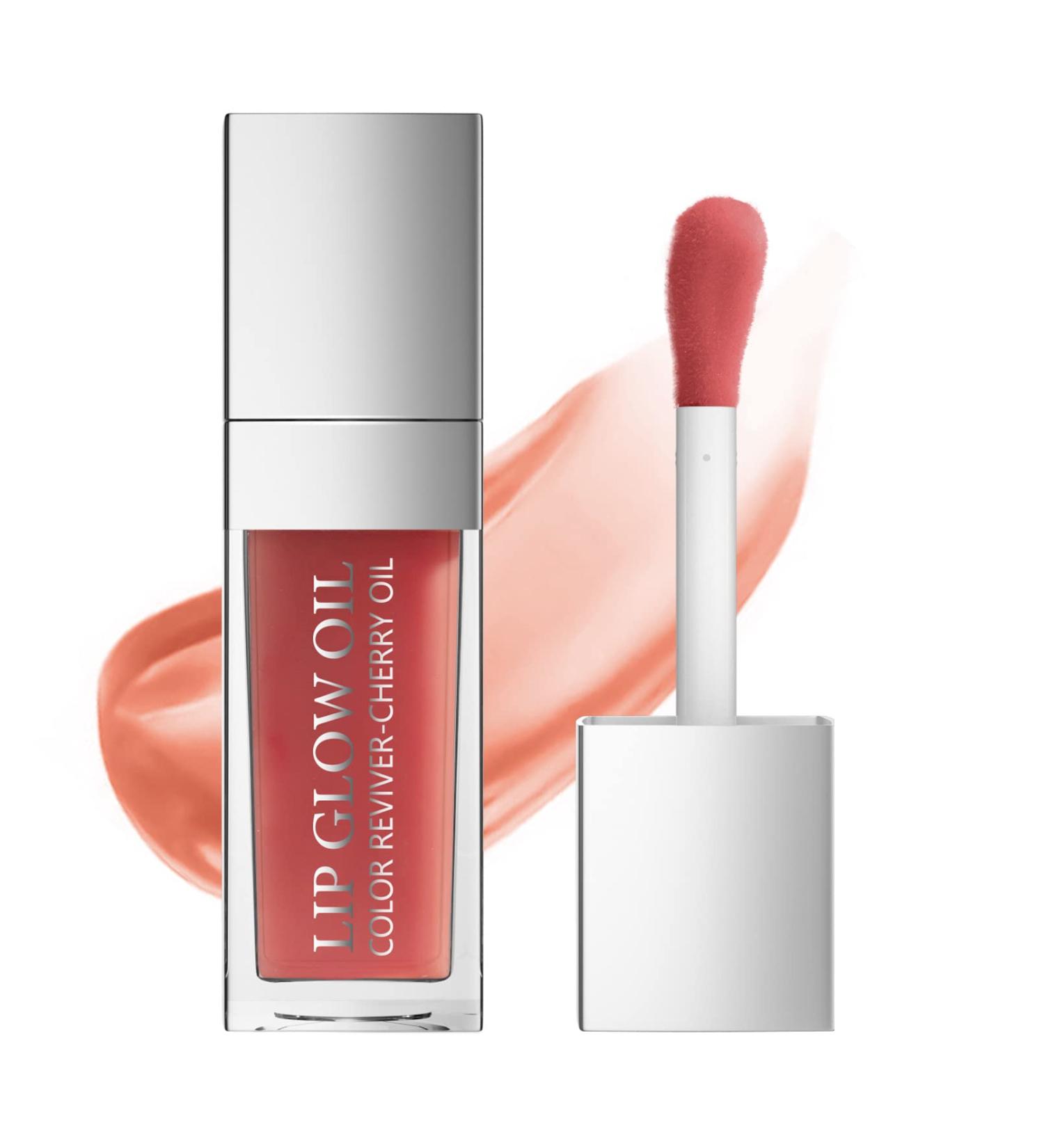 Lip Oil Hydrating Tinted Lip Balm Magic Color Changing Moisturizing Lip Glow Oil Plump Lip Gloss Lip Care Transparent Toot Lip Oil Tinted Nourishing Repairing Lightening Lip Care Products (4#) - Buy Online on GoSupps.com