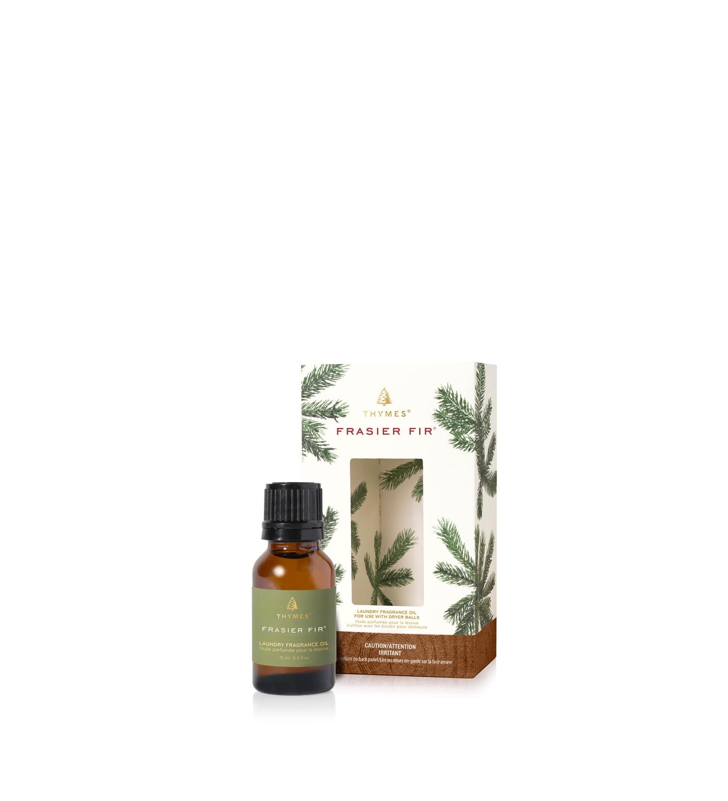 Thymes Frasier Fir Laundry Fragrance Oil – Scented Dryer Supplies for Fresh-Smelling Laundry (0.5 fl oz - Buy Online on GoSupps.com
