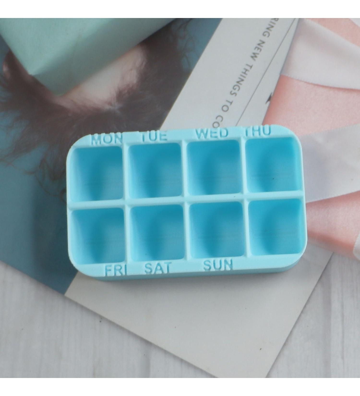 PIAOLGYI Altoid Tin Insert - 7 Day Weekly Pill Organizer | Blue Pill Storage Solution - Buy Online on GoSupps.com