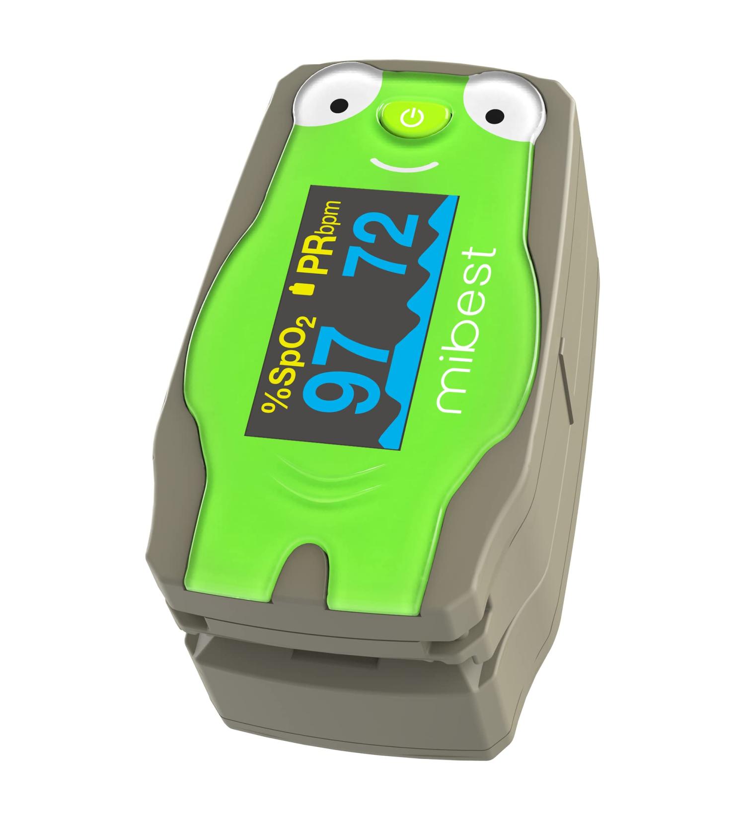 CHOICEMMED OLED Frog Pediatric Pulse Oximeter | SP02 Fingertip Monitor for Kids | Color Screen O2 Saturation Monitor for Children | International Shipping Available - Buy Online on GoSupps.com