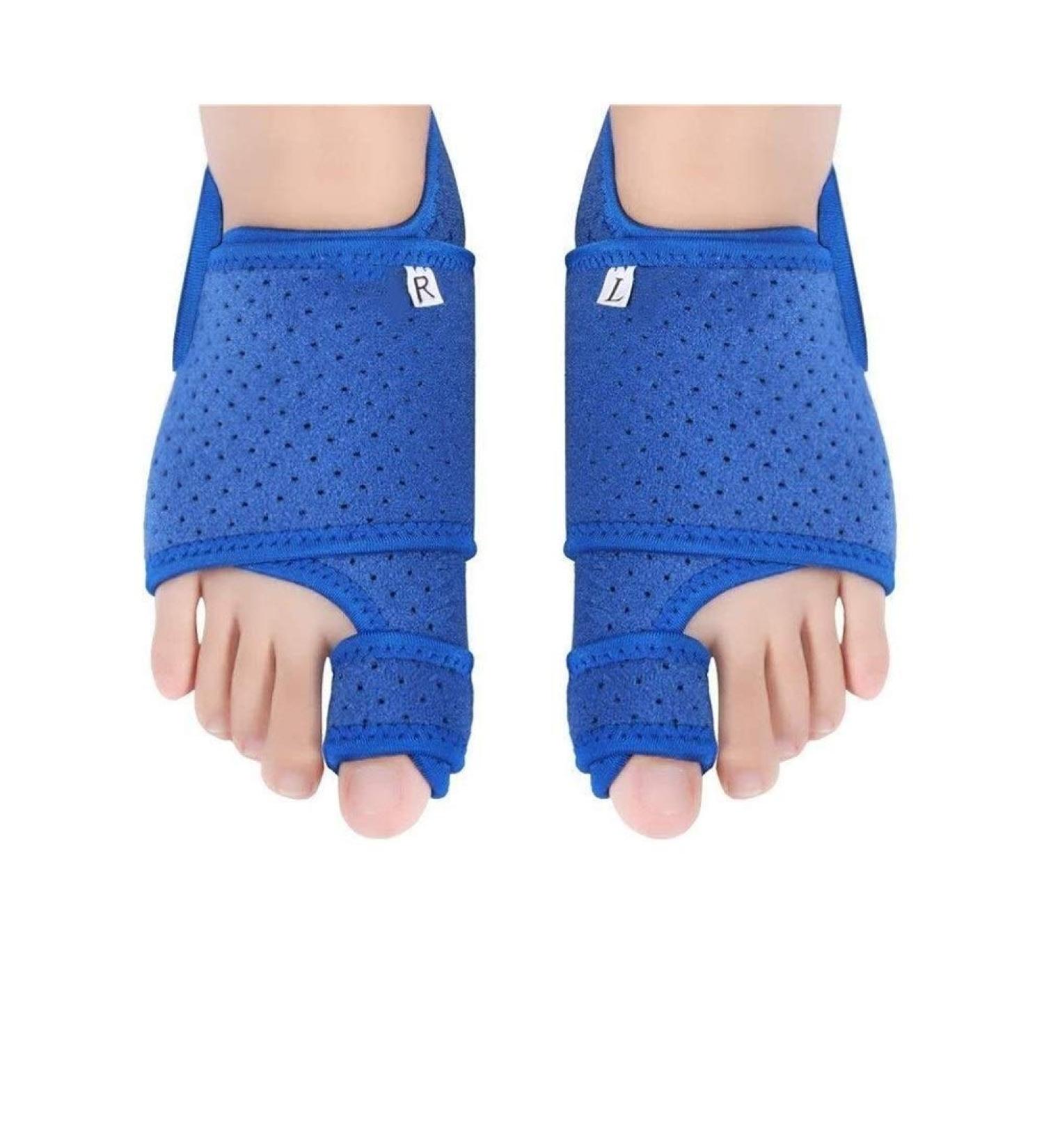 Breathable Bale Toe Splint - Elastic Large Toe Rail for Pain Relief | Day & Night Support for Men & Women - Buy Online on GoSupps.com