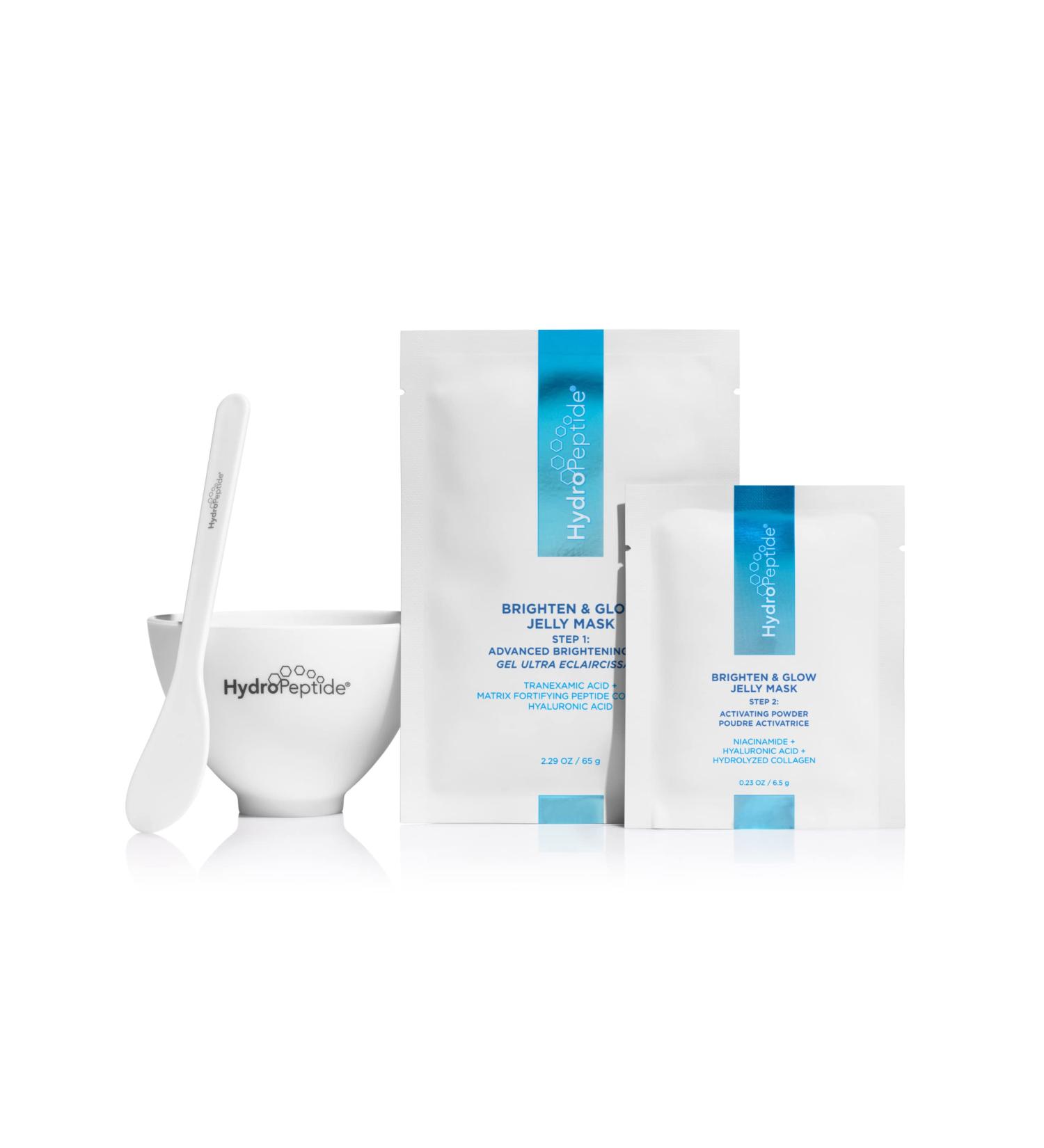 HydroPeptide Glow Jelly Mask - Advanced Peptide Treatment for Ultra Hydrating Skin | 4 Treatments - Shop Internationally - Buy Online on GoSupps.com