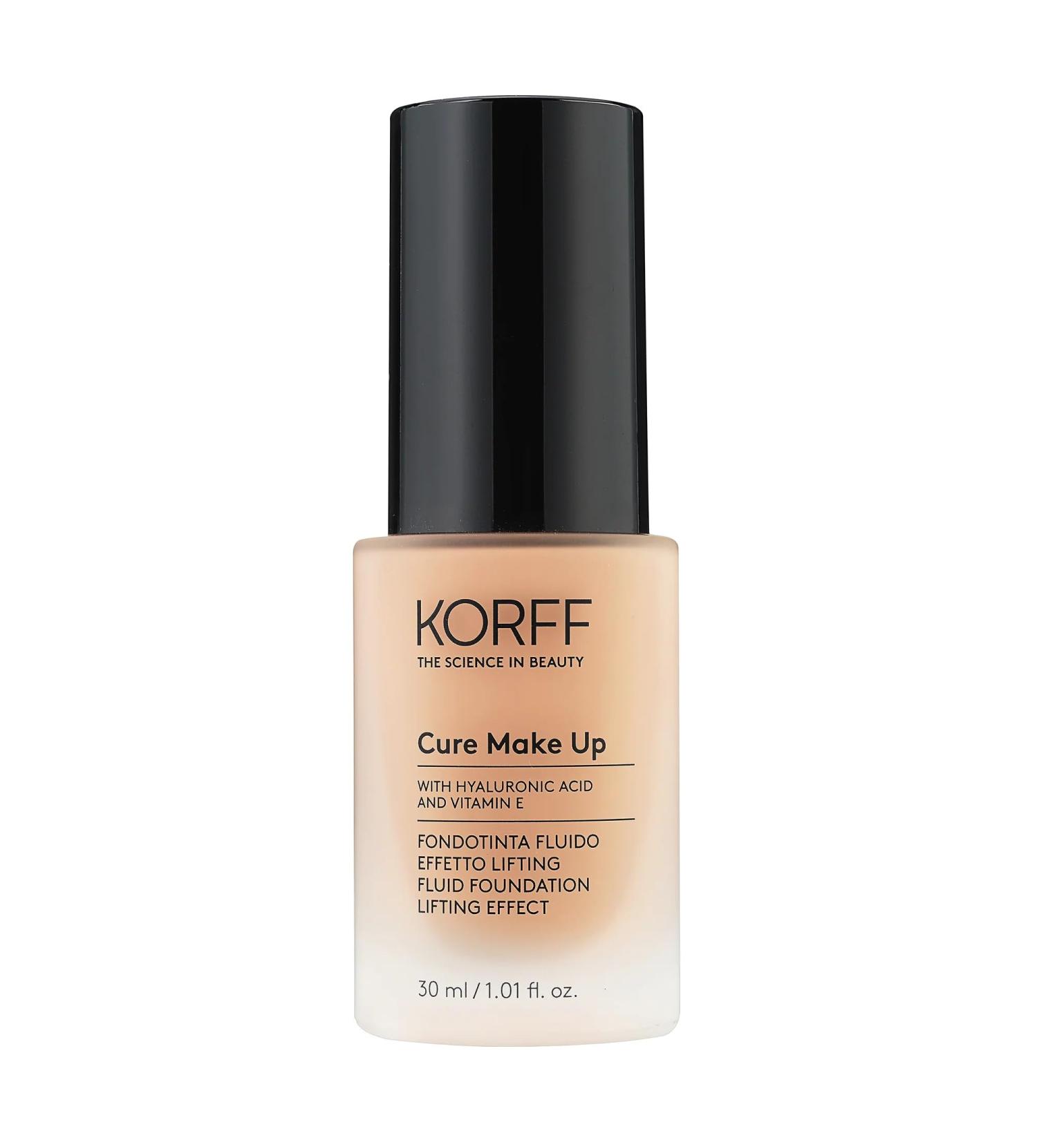 Korff Lifting Effect Liquid Foundation Anti-Aging Formula with Hyaluronic Acid Silky Texture 03 30 ml - Buy Online on GoSupps.com