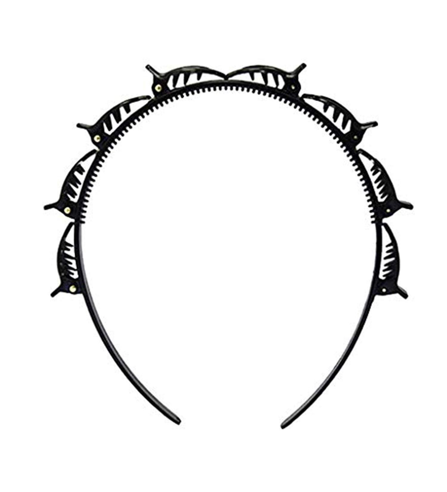 Youning Double Bang Hairstyle Clips - Twist Hairpins & Accessories for Perfect Ponytails - Buy Online on GoSupps.com