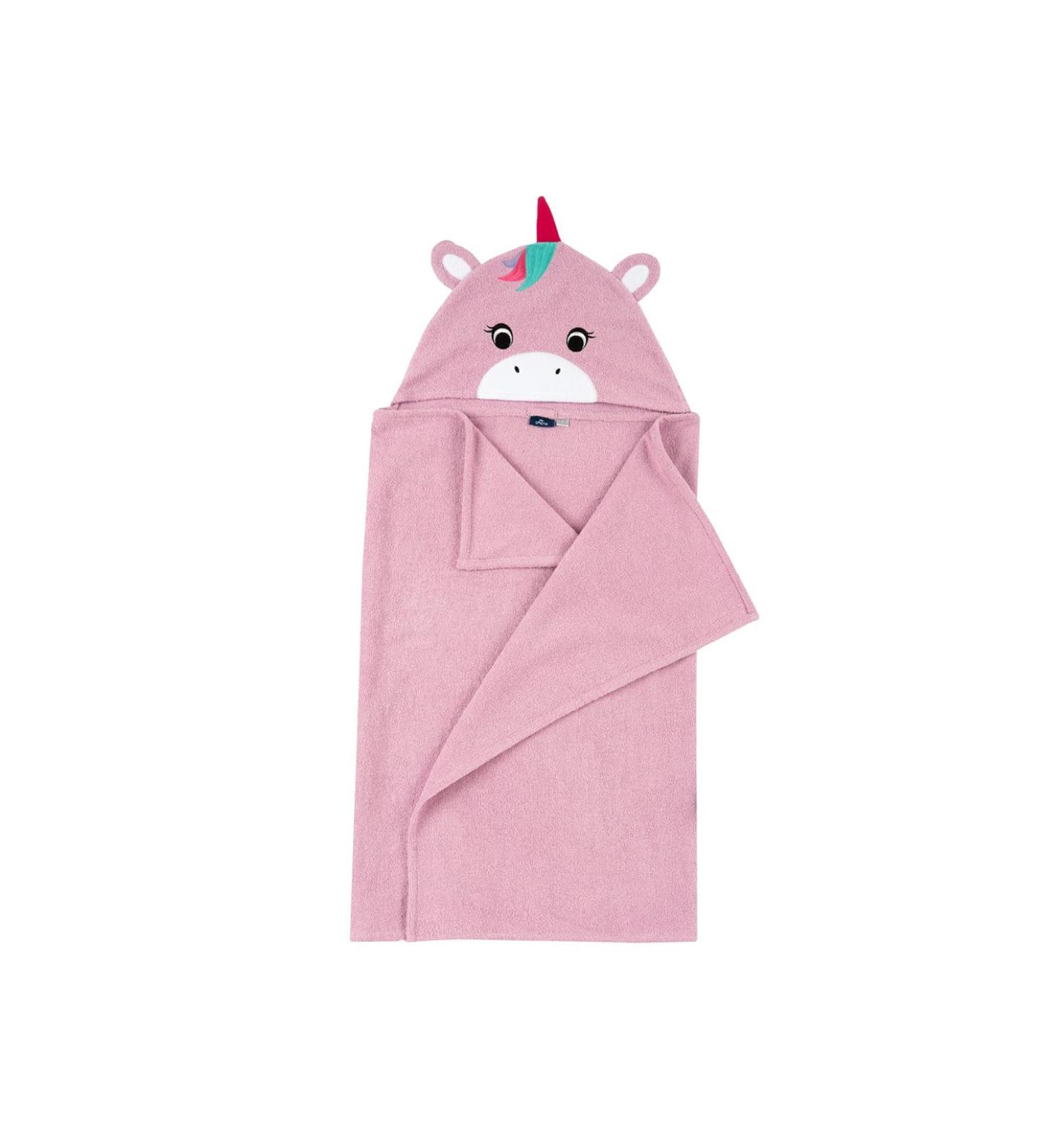 Chicco Unicorn Cotton Bathrobe & Bath Towel for Girls - Cute Hooded Pink Design One Size - Buy Online on GoSupps.com