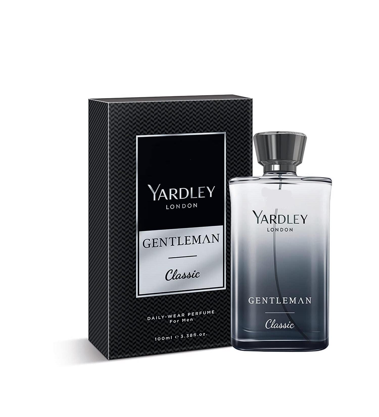 Yard.ley London Gentleman Classic Perfume| Fresh Woody Foug re Notes| Masculine Fragrance| Perfume for Men| 100ml - Buy Online on GoSupps.com