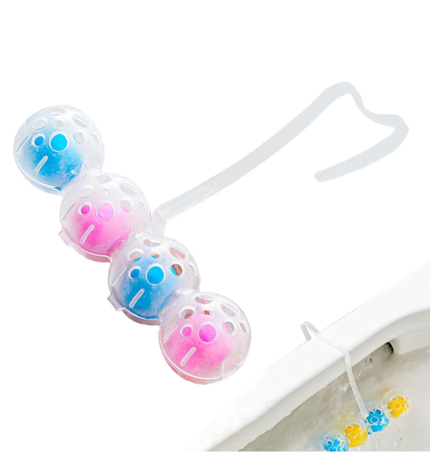 Shakven Rim Hanger Toilet Bowl Cleaner Scented Bathroom Toilet Cleaning Ball Hangable Self-Cleaning Scented Toilet Bowl Freshener With Folding Hook Quick Foaming - Buy Online on GoSupps.com
