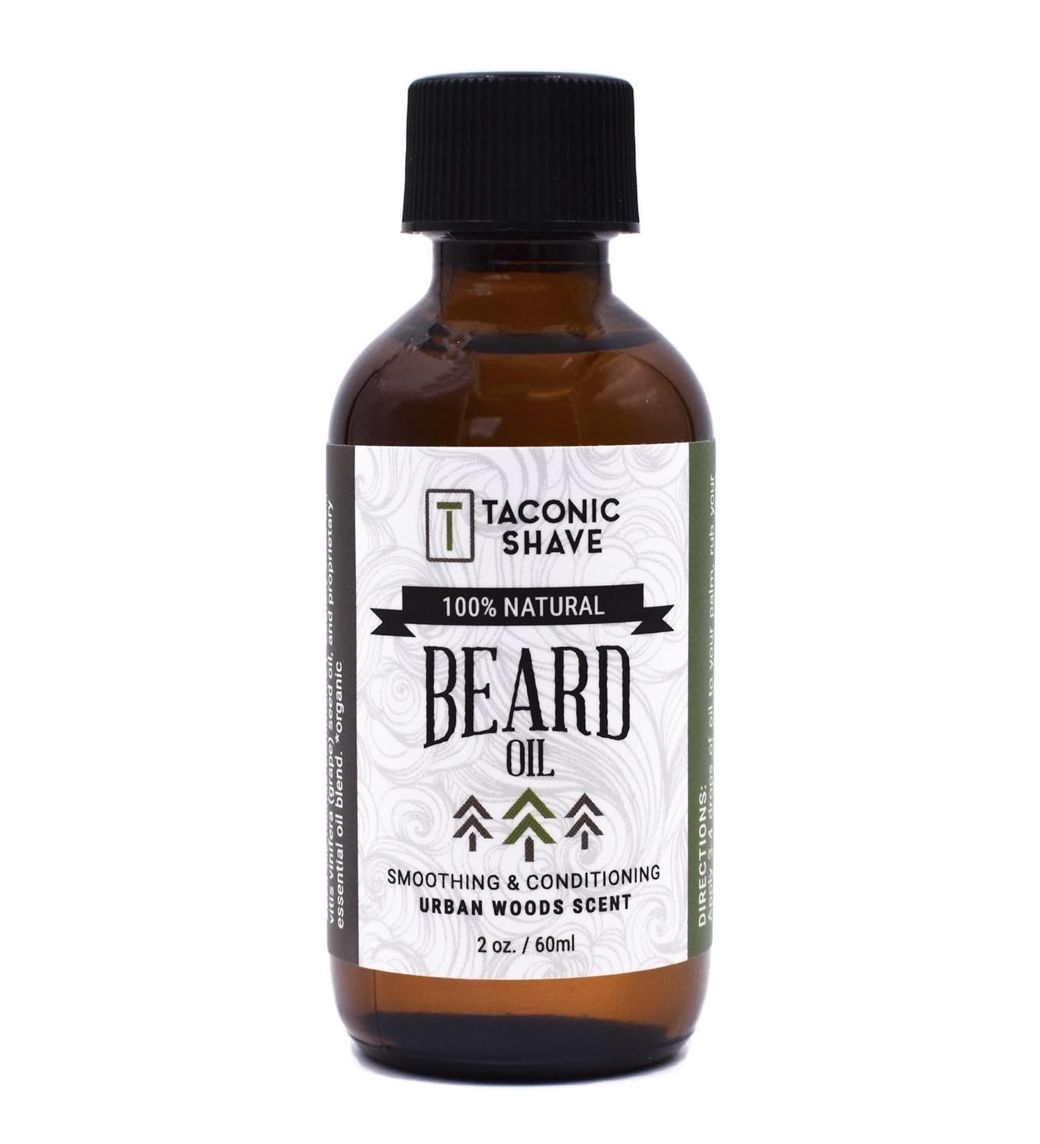 Taconic Shave S Premium All Natural Beard Oil - Conditions Softens & Adds Shine - Urban Woods 2 oz Bottle | International Shipping Available - Buy Online on GoSupps.com