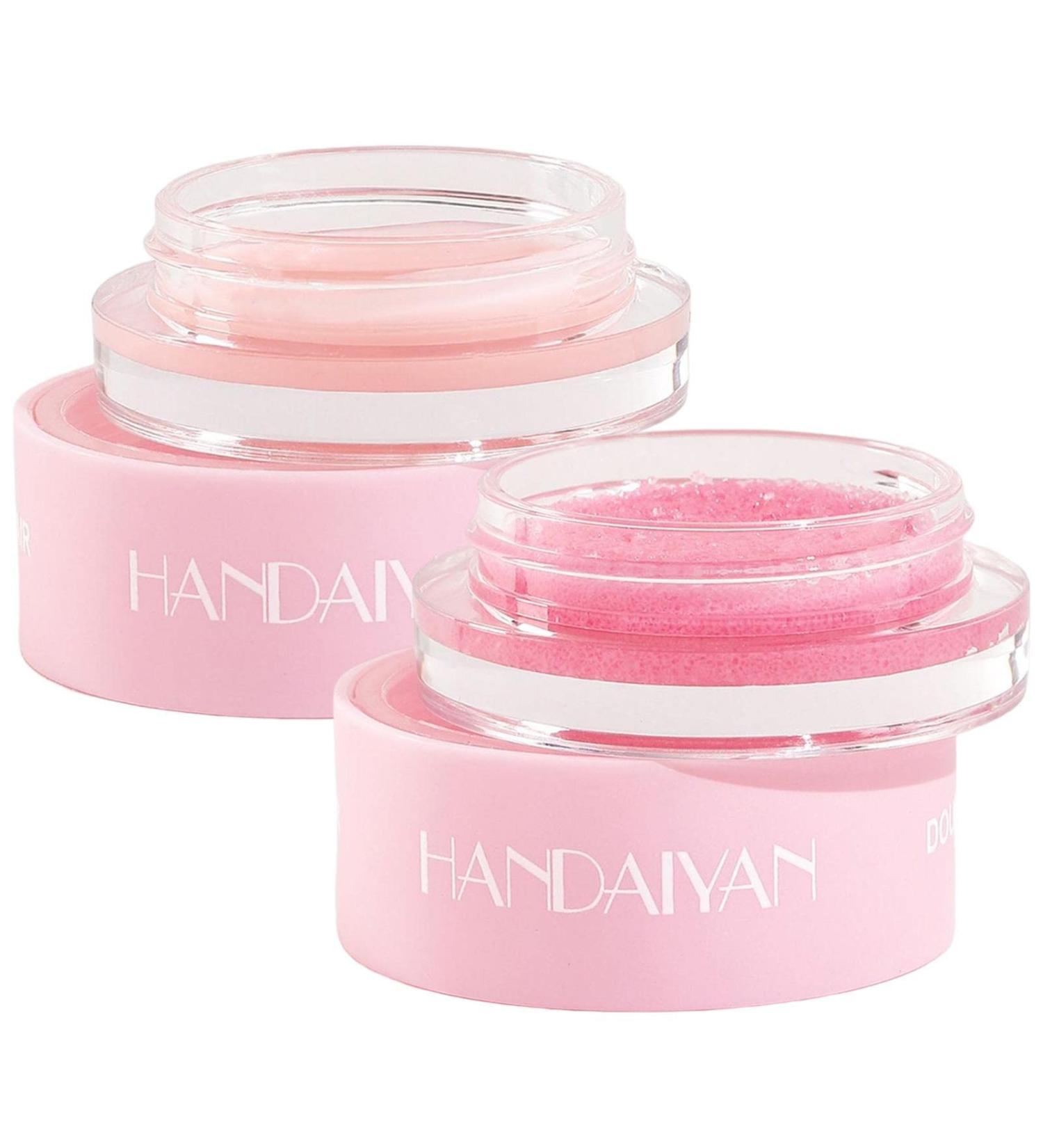 Tumotsit Lip Scrub & Lip Plumper Kit | 2 in 1 Moisturizing Lip Scrubs Lip Care Products Moisturizing & Conditioning for Dry Lips Repair During - Buy Online on GoSupps.com