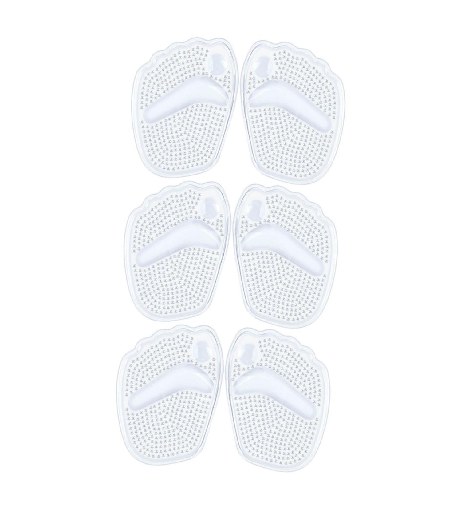 FRCOLOR 3 Pairs Non-Slip Silicone Massage Insoles | High Heel Cushion Pads & Forefoot Support - Comfort for International Shipping - Buy Online on GoSupps.com