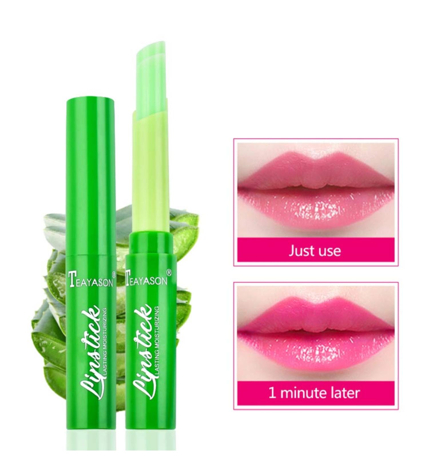 Allbestaye Aloe Vera Jelly Lipstick - Color Changing Lip Balm & Gloss | Nourishing Lip Care for All Skin Types - Buy Online on GoSupps.com
