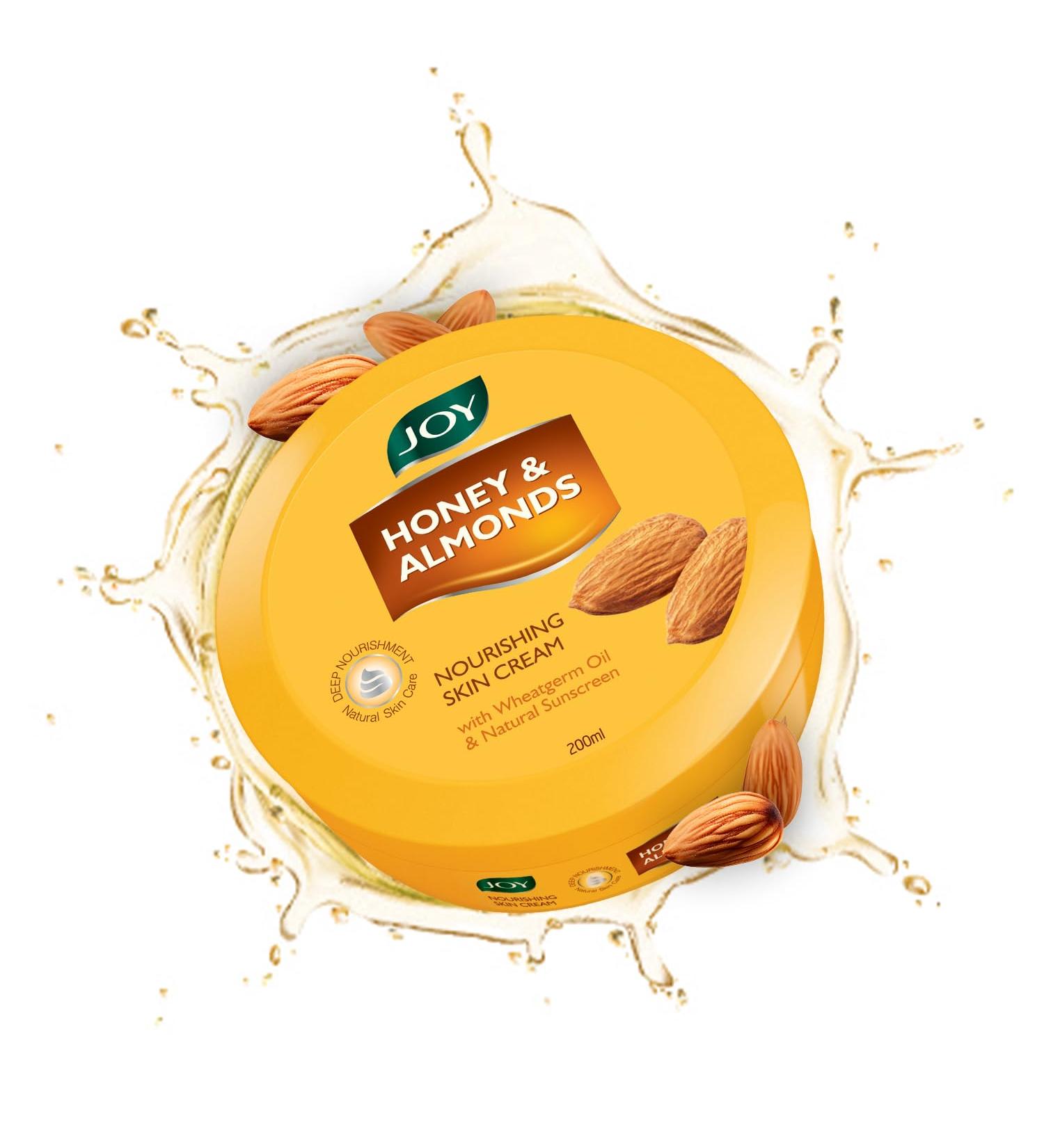 Joy Honey & Almonds Nourishing Skin Cream 200ml - Hydrating Moisturizer for All Skin Types | Buy Internationally - Buy Online on GoSupps.com