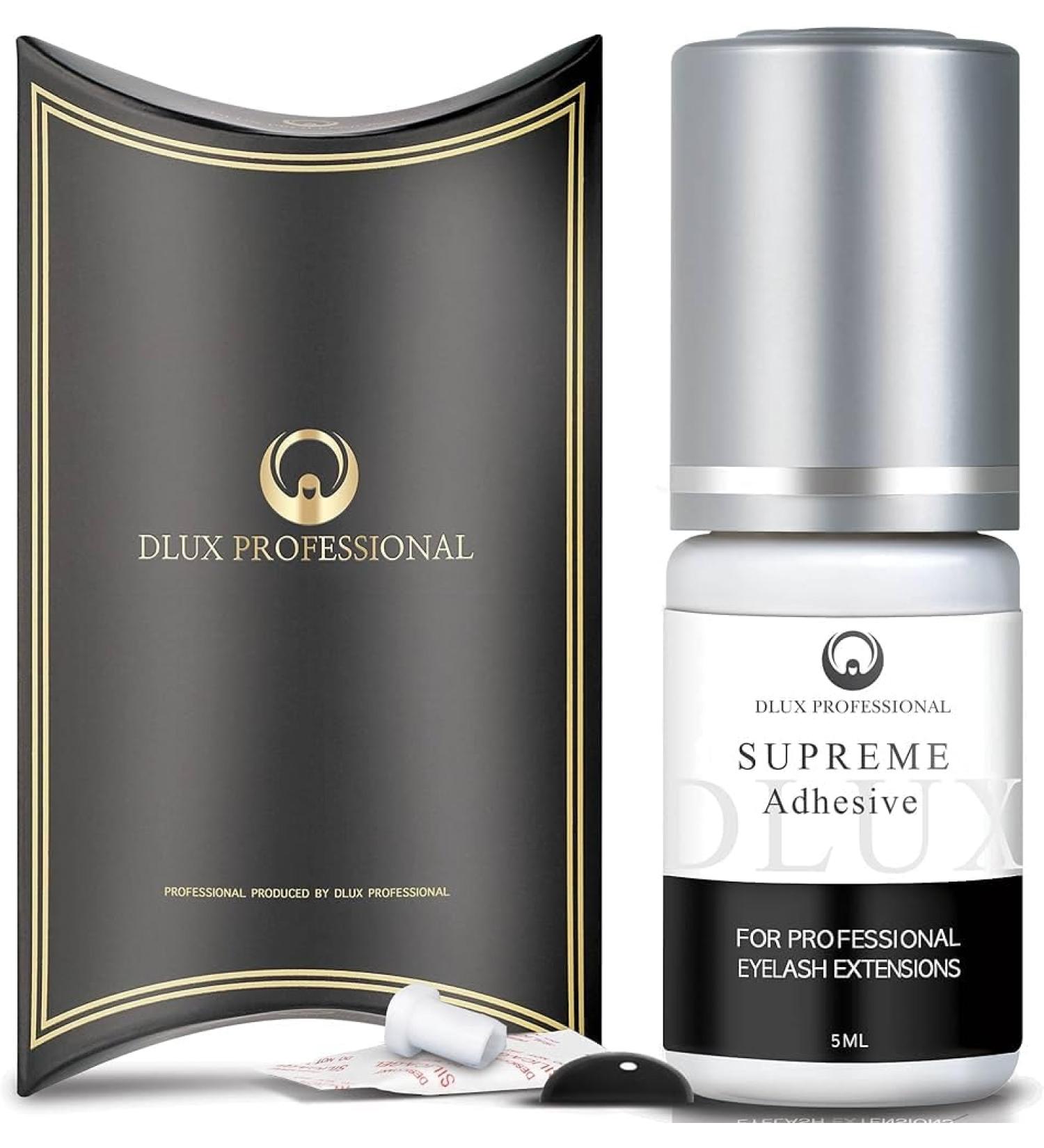 Professional Eyelash Extension Glue - Latex Free 8 Week Retention for Individual & Volume Lashes - Fast Drying (Supreme 1 Sec - Buy Online on GoSupps.com