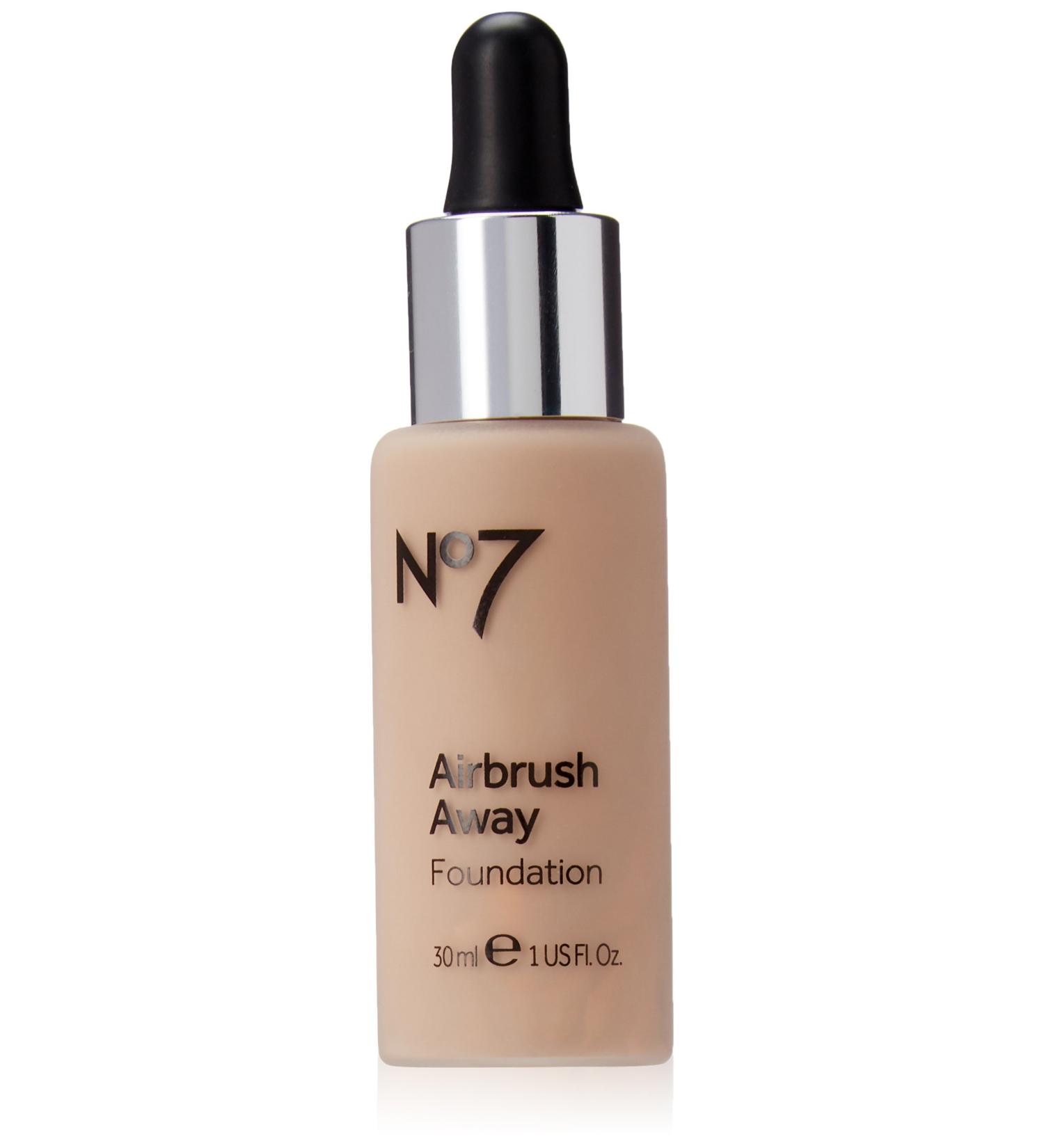 Boots No7 Airbrush Away Foundation - Cool Ivory | Lightweight, Flawless Coverage - Buy Online on GoSupps.com