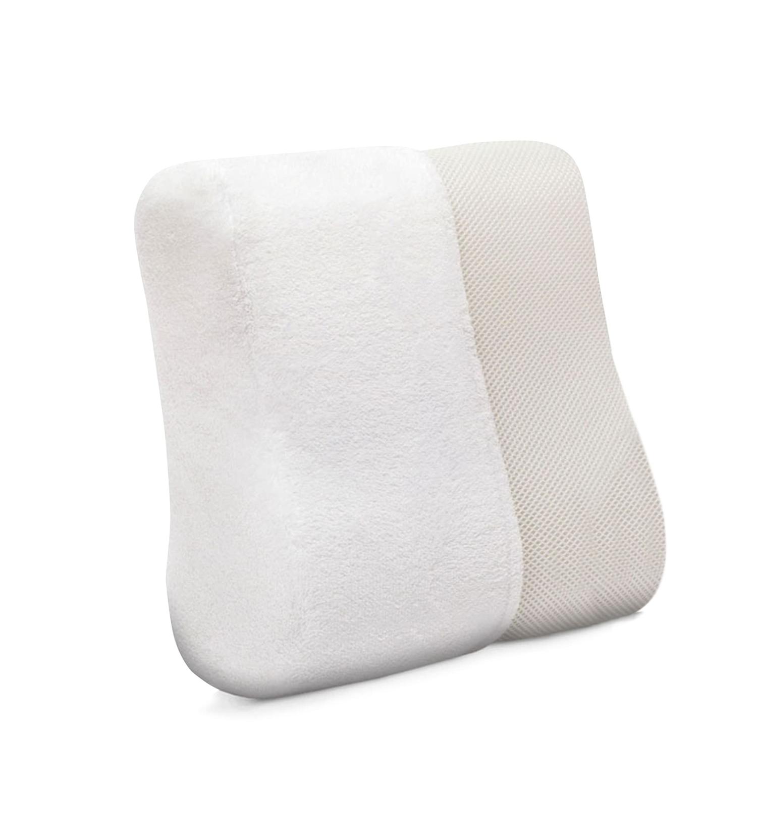 MICRODRY Cushioned Bath Pillow with CharTech Technology - Removable Cover - 12x12x4 White - Buy Online on GoSupps.com