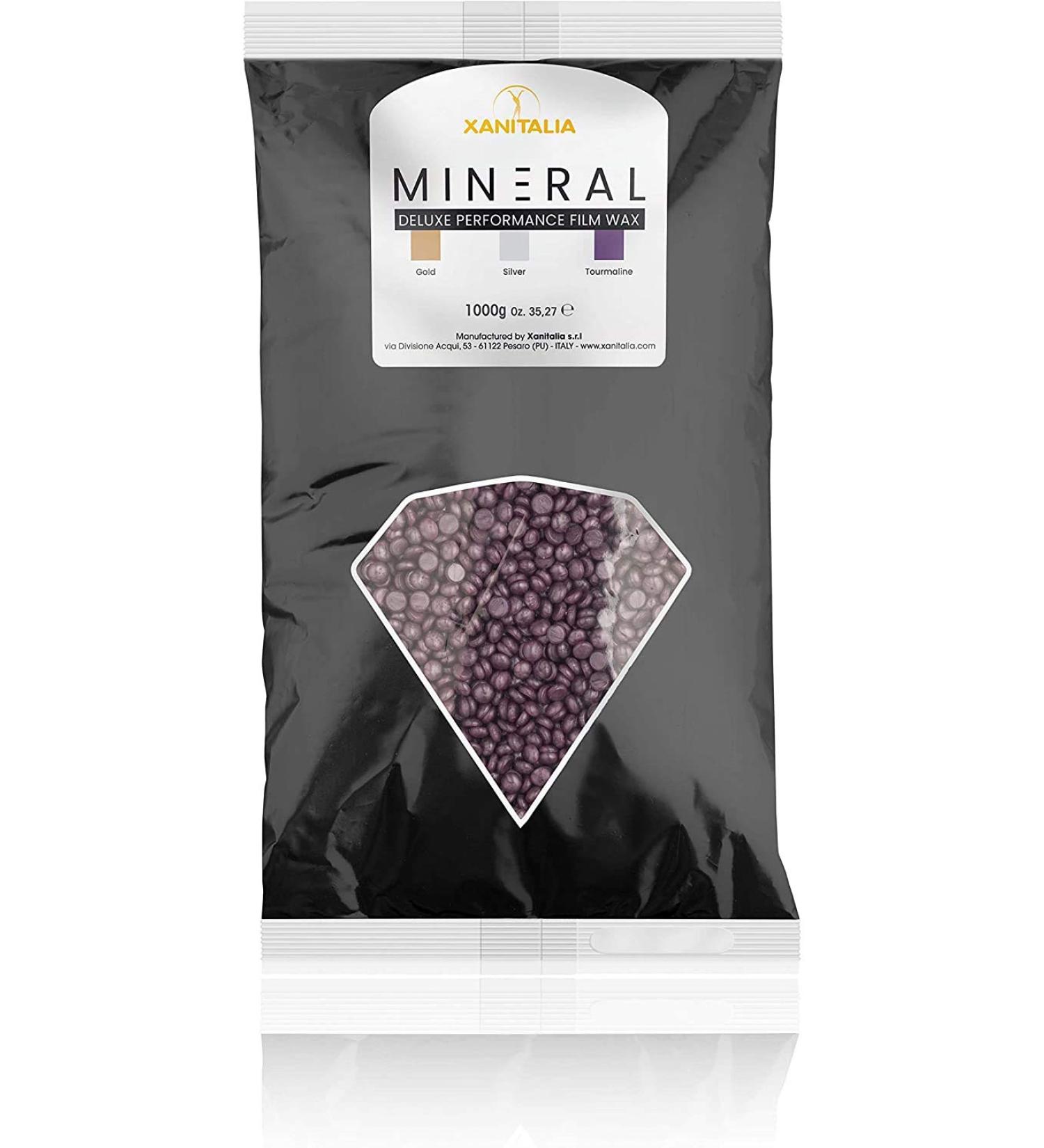Xanitalia Pro Mineral Tourmaline Epilation Wax Disposable Stripless 1000 g