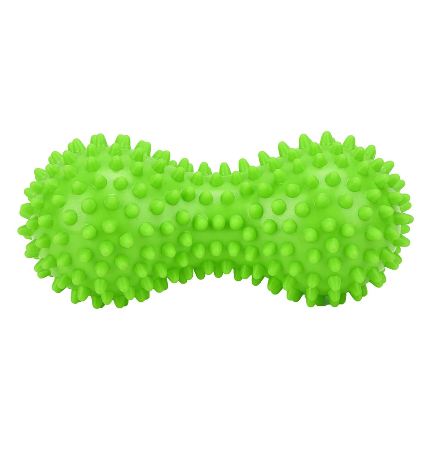Buy Green Spiky Massage Ball | Durable & Portable Fascia Muscle Relaxation | Stress Relief Reflex Zone Ball - Buy Online on GoSupps.com