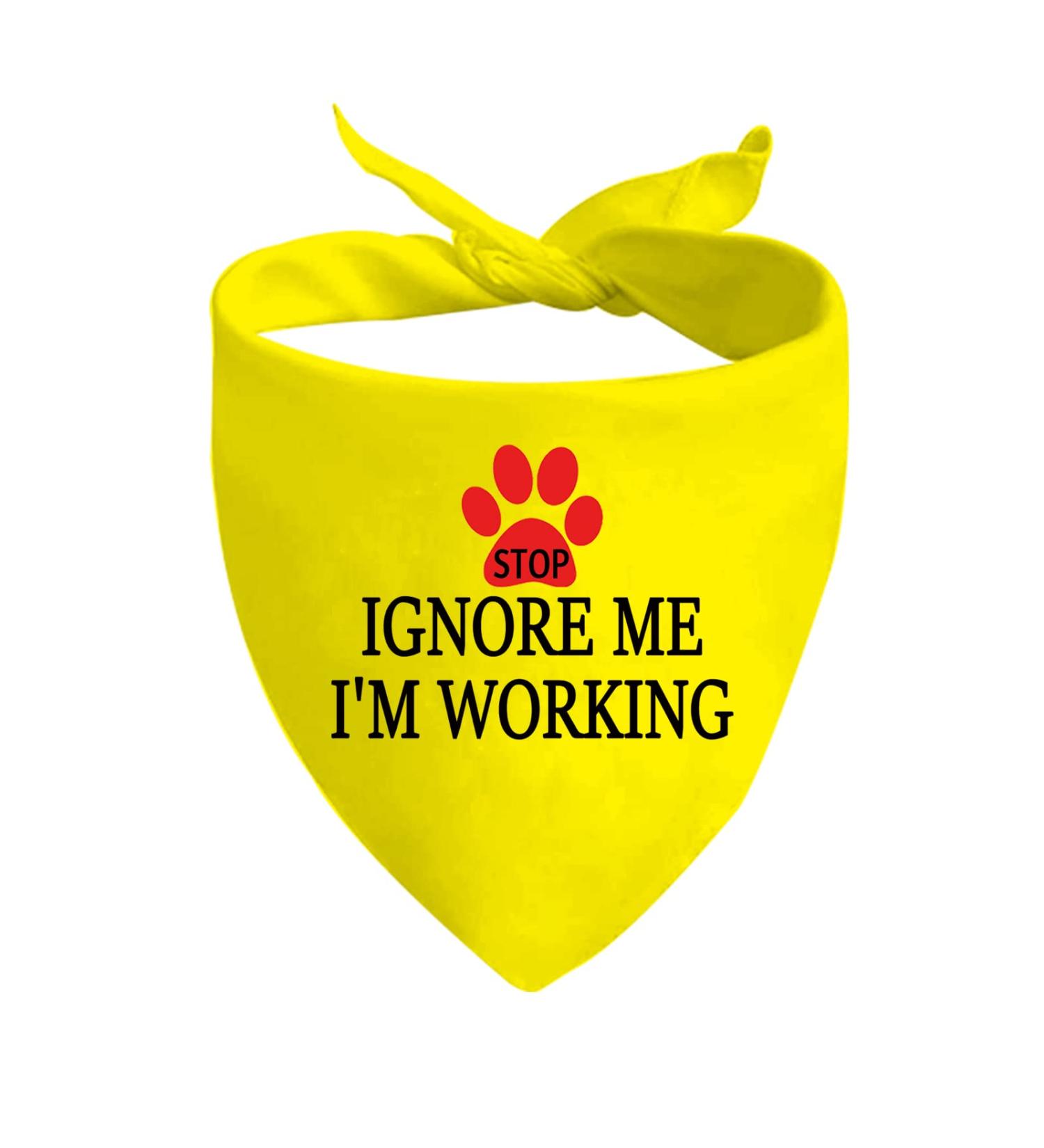1 Piece Working Dog Bandana - 'Do Not Disturb' Design for Service Dogs | Shop Internationally - Buy Online on GoSupps.com