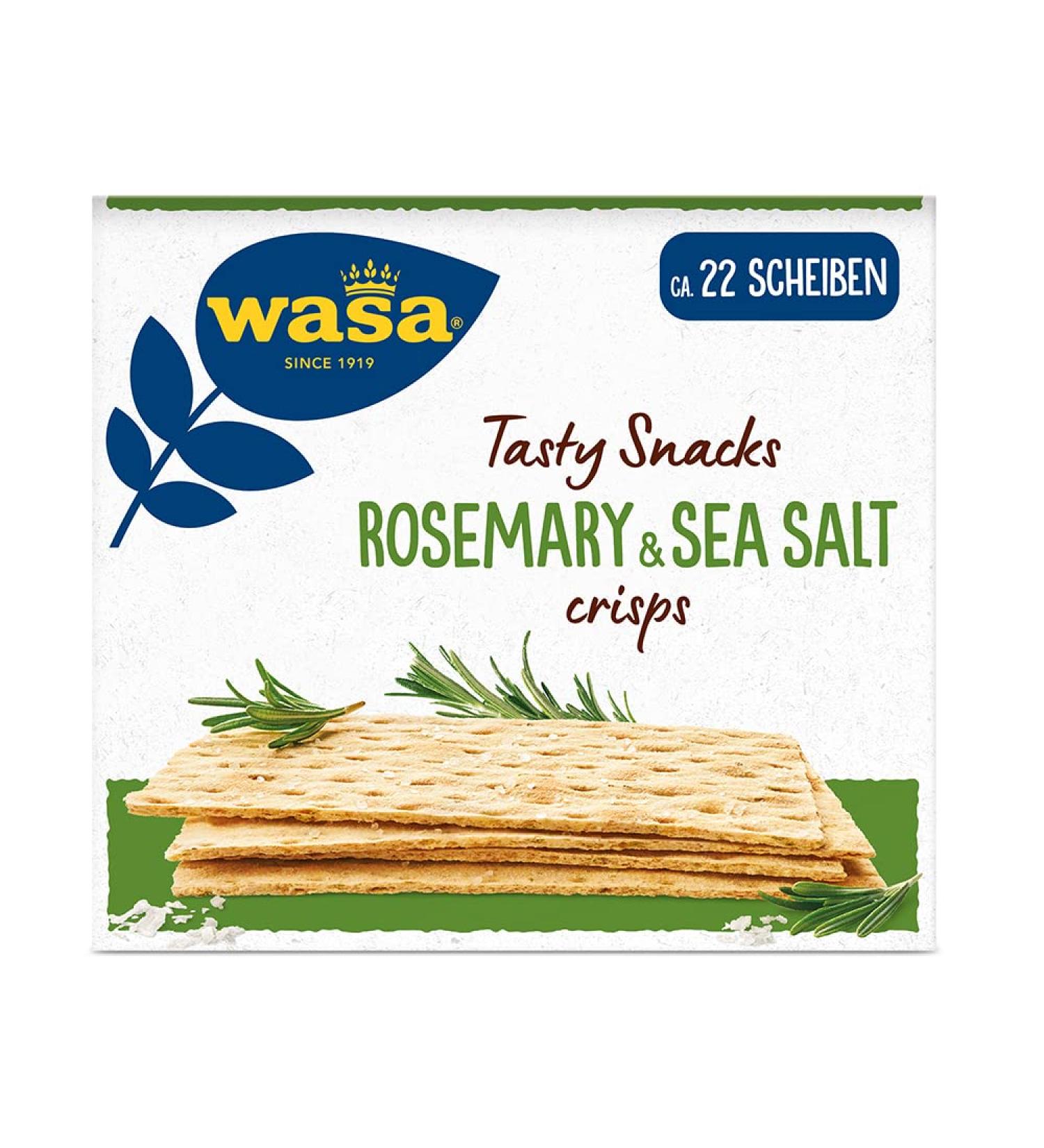 Wasa Crispbread Rosemary Snacks - 10 Pack of 190g | Delicious International Shipping - Buy Online on GoSupps.com