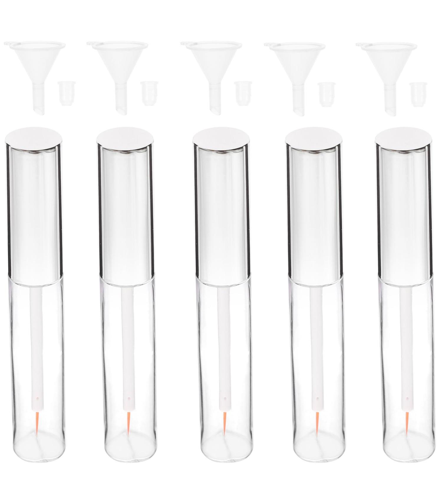 BIUDECO 15 Pcs Empty Mascara Tube and Wand Lip Oil Travel Refillable Spray Bottle Seed Oil Oils Transparent - Buy Online on GoSupps.com