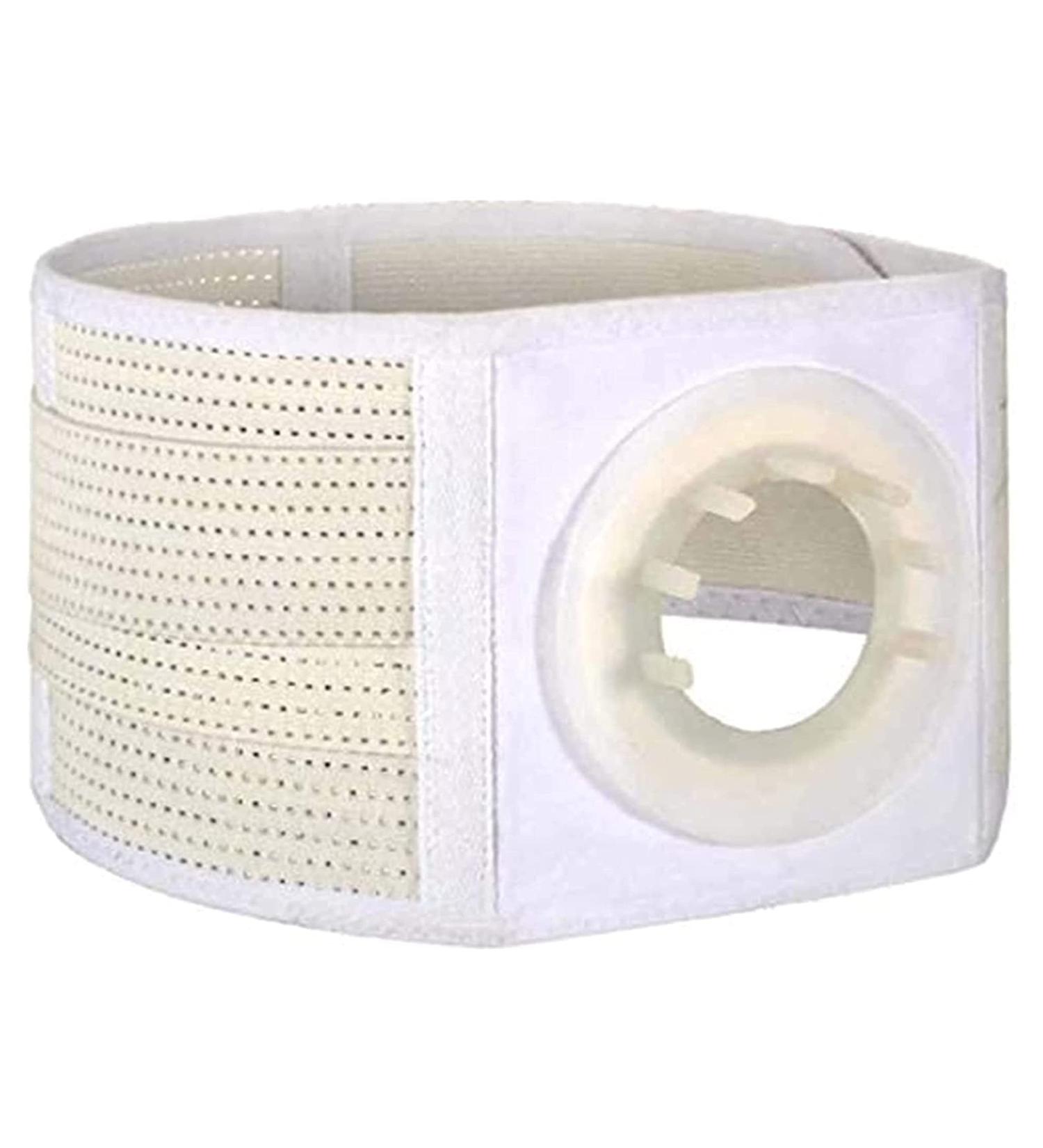 Samnuerly Strong Comfortable Stoma Hernia Belt - Breathable Belly Bandage & Clip Abdominal Tape (Size L) | Best Hernia Support - Buy Online on GoSupps.com