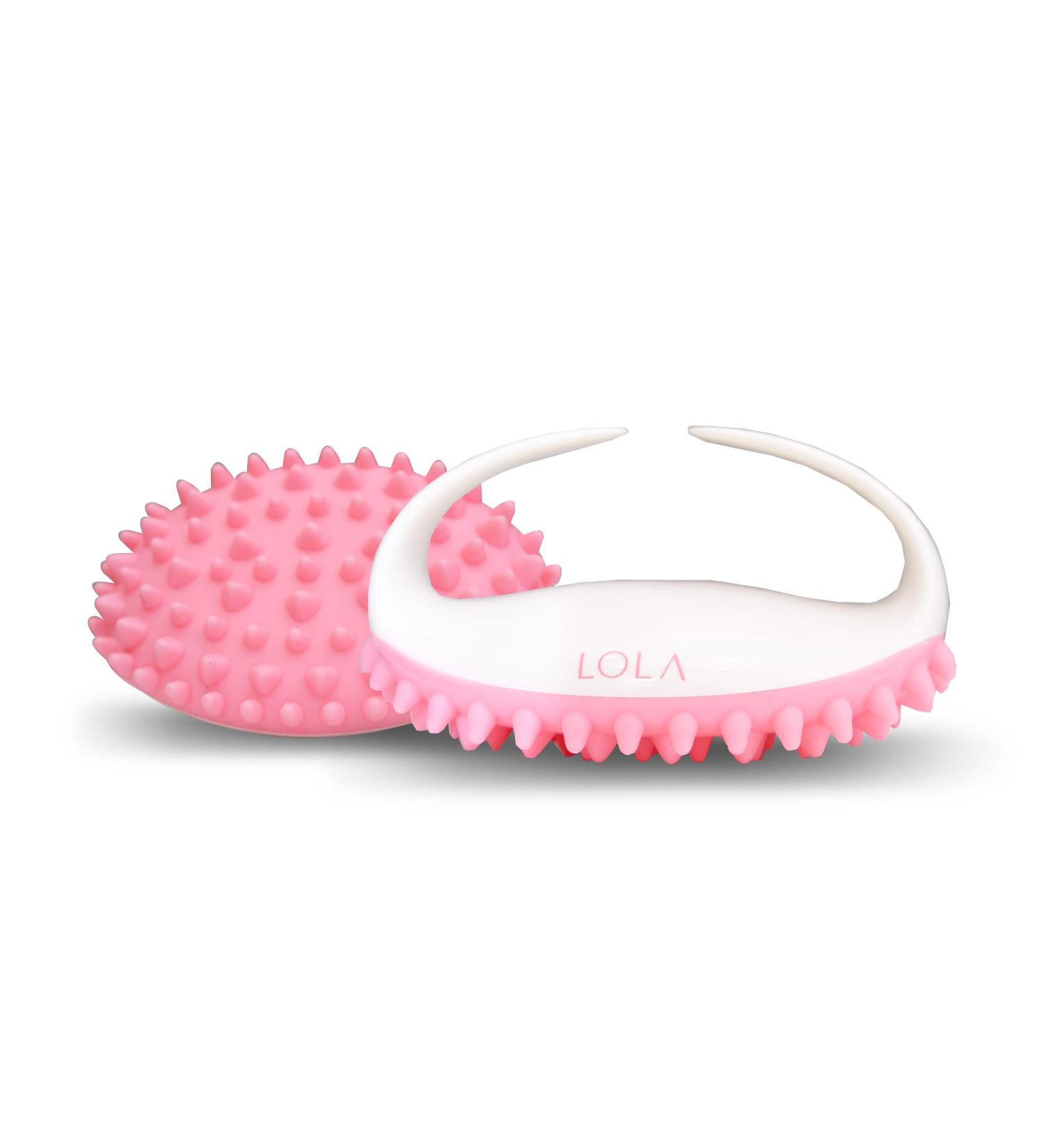 Lola Beauty Care Silicone Anti Cellulite Massager | Shower Scrubber & Remover - Exfoliate, Improve Circulation - Buy Online on GoSupps.com