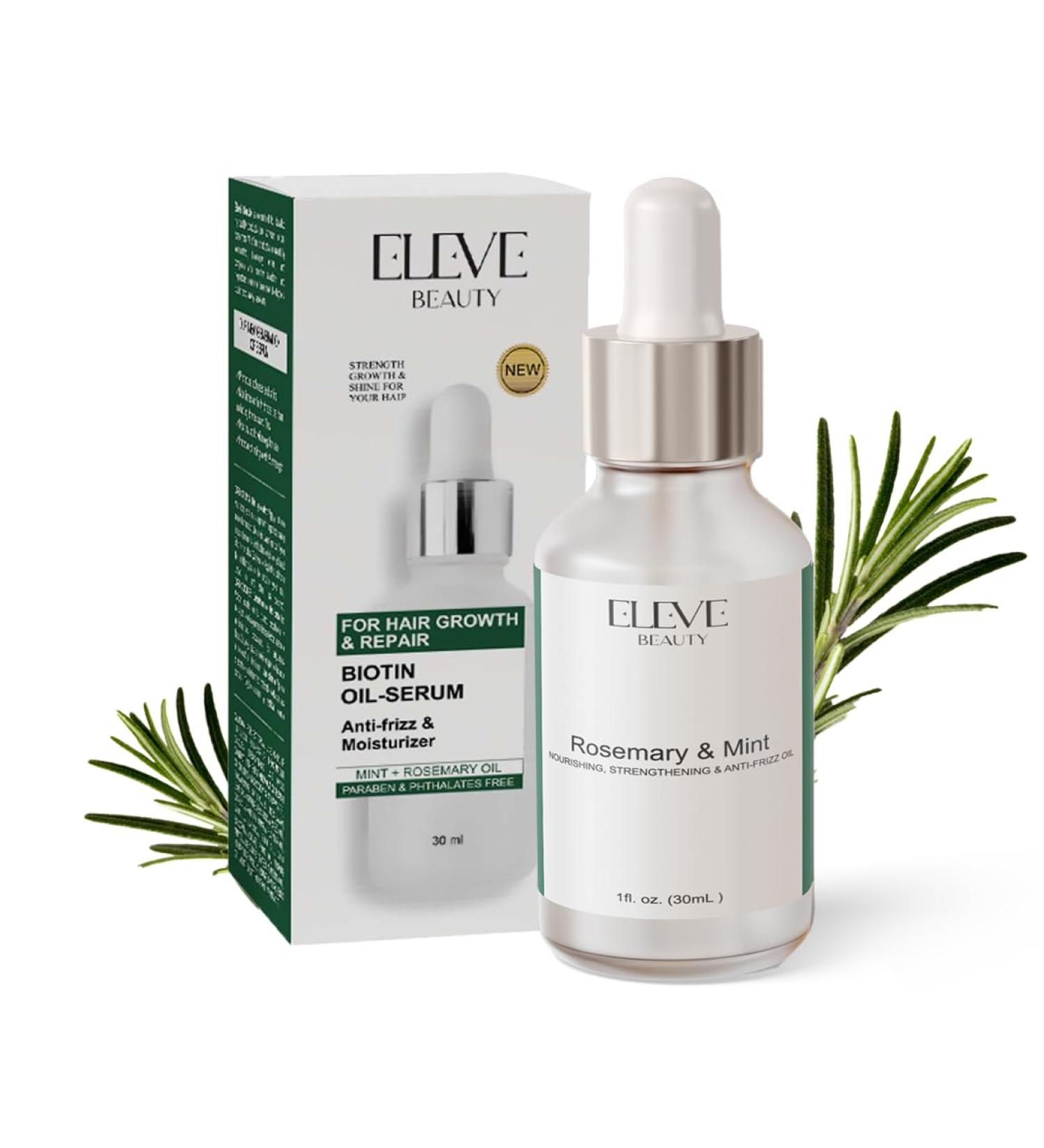  lev Beauty Rosemary Mint Scalp Serum 30ml Hair Growth Repair & Strengthening Biotin Oil for Dry Damaged Hair - Buy Online on GoSupps.com