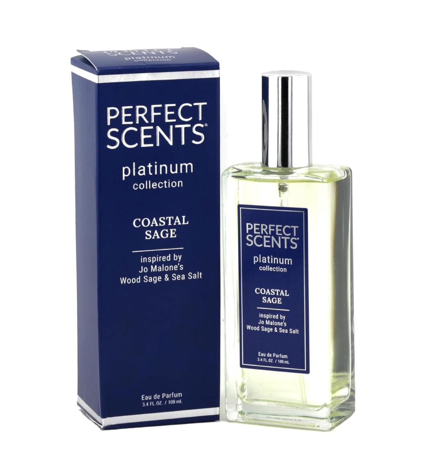 Perfect Scents Fragrances | Inspired by Jo Malone s Wood Sage & Sea Salt | Platinum Collection | Coastal Sage | Unisex Eau de Parfum | Paraben & Phthalate Free | Never Tested on Animals | 3.4 Fl Oz Jo Malone's Wood Sage & Sea Salt - Buy Online on GoSupps.com