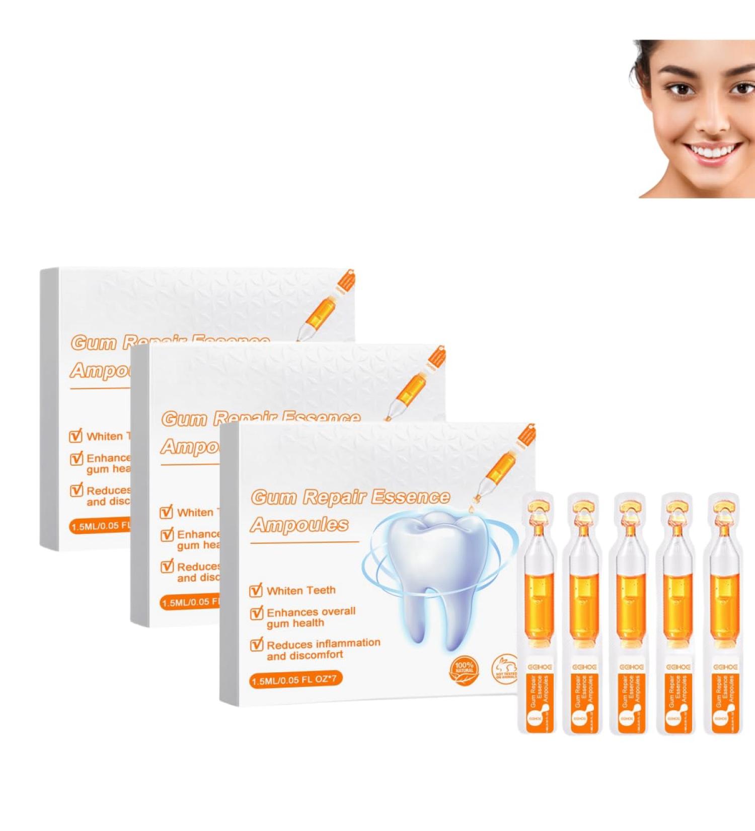 VZFIT New Tooth Repair Treatment Ampoule Tooth Repair Ampoule Essence Gum Repair Ampoule Essence Cleaning Gum Care Essence in - Buy Online on GoSupps.com