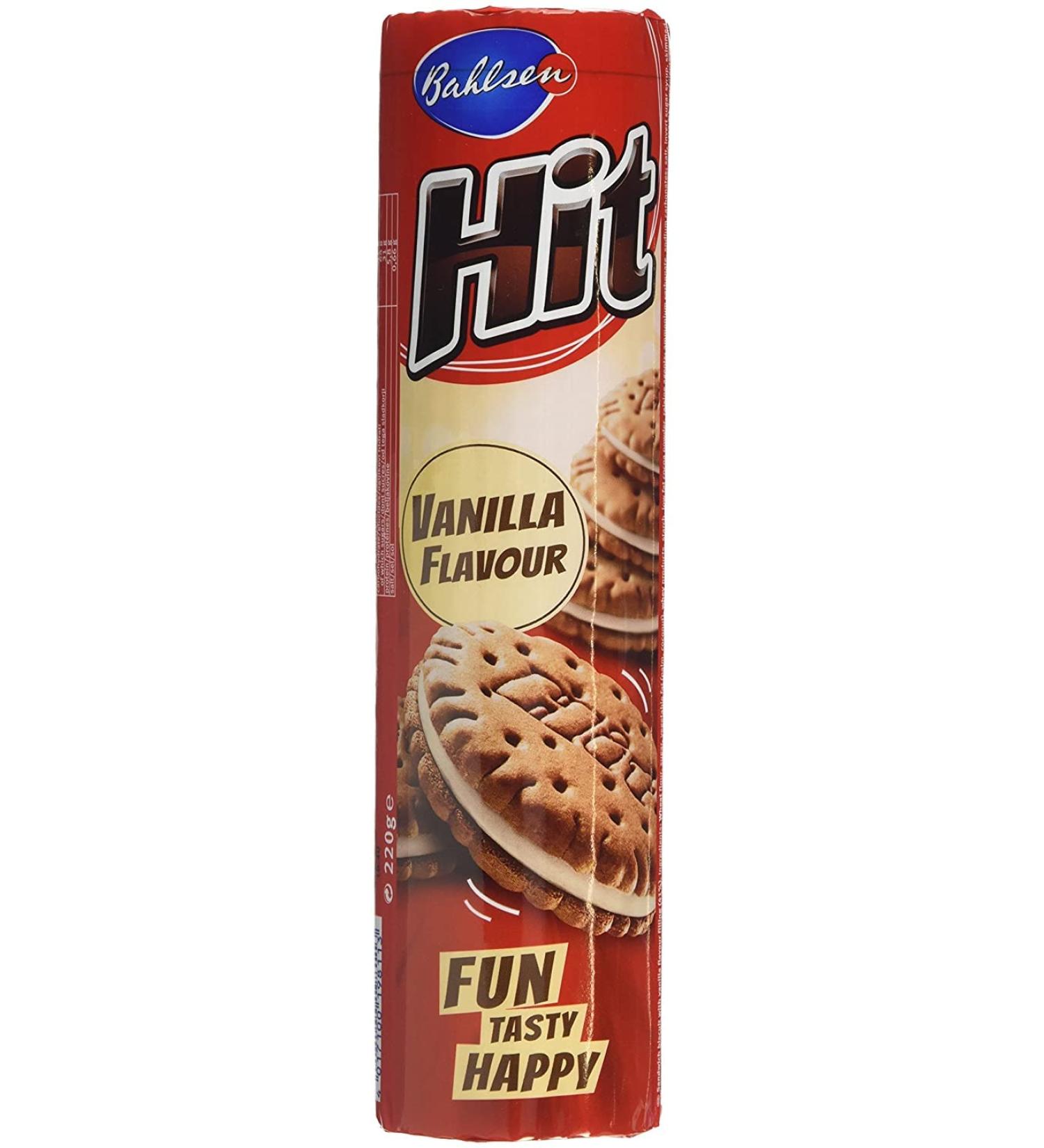 Bahlsen Hit Vanilla Flavored Biscuits Pack of 12 220g - Buy Online on GoSupps.com