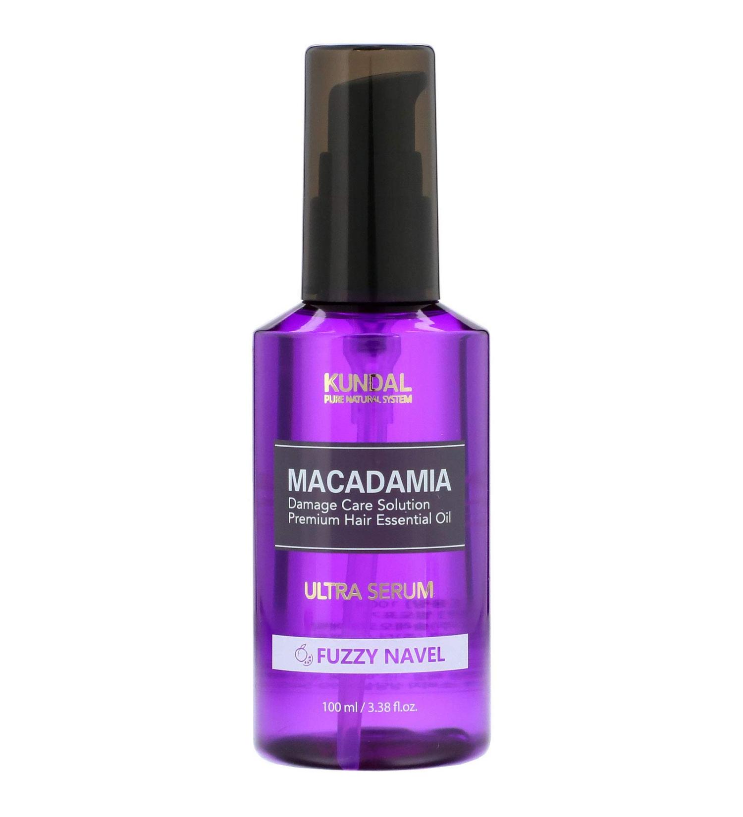 Kundal Macadamia Ultra Serum Fuzzy Navel 3.38 fl oz - Nourishing Hair Treatment - Buy Online on GoSupps.com