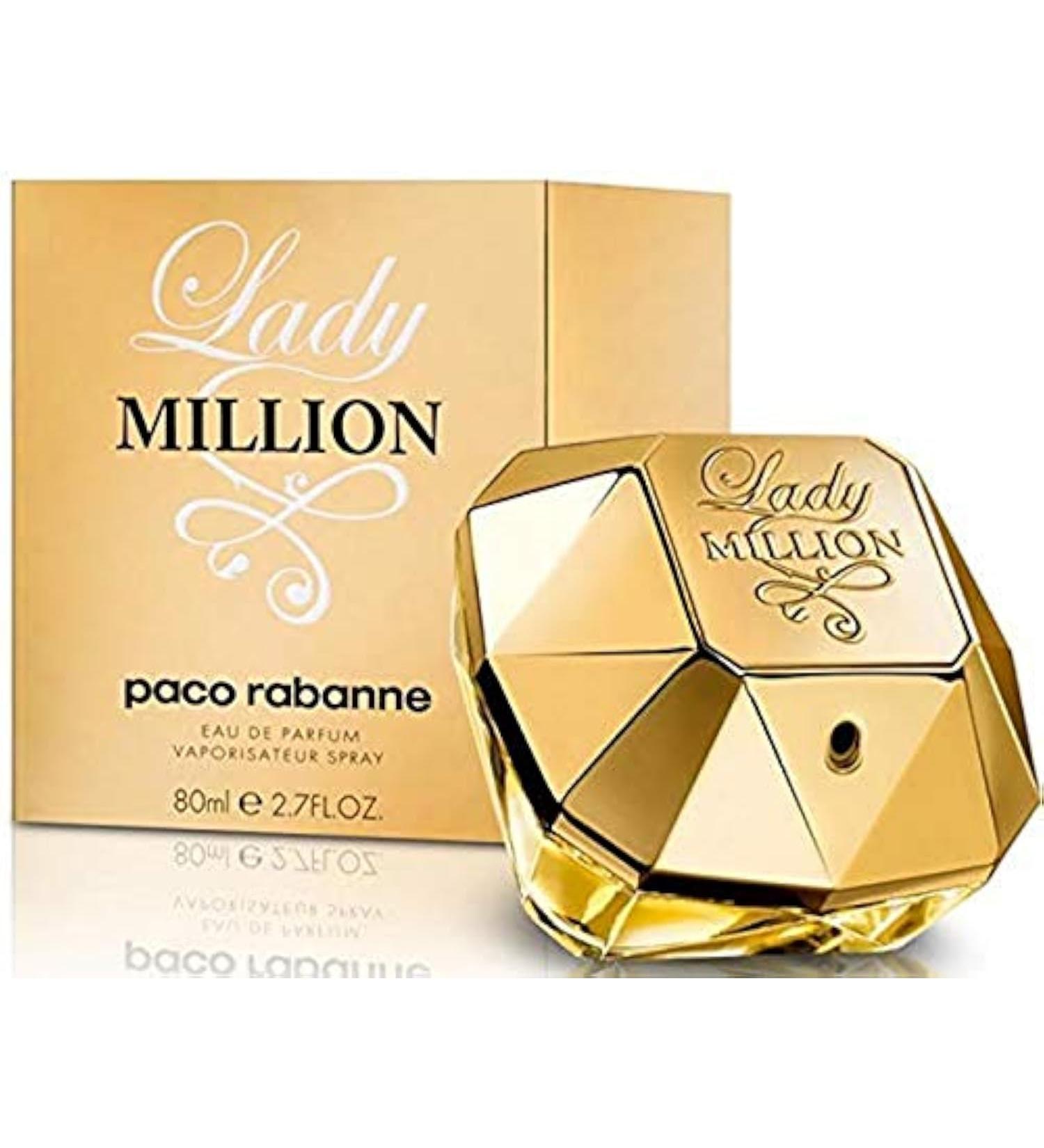 Lady Million by Paco Rabanne Eau De Parfum Spray 2.7 Fl Oz (Women) Pack of 1