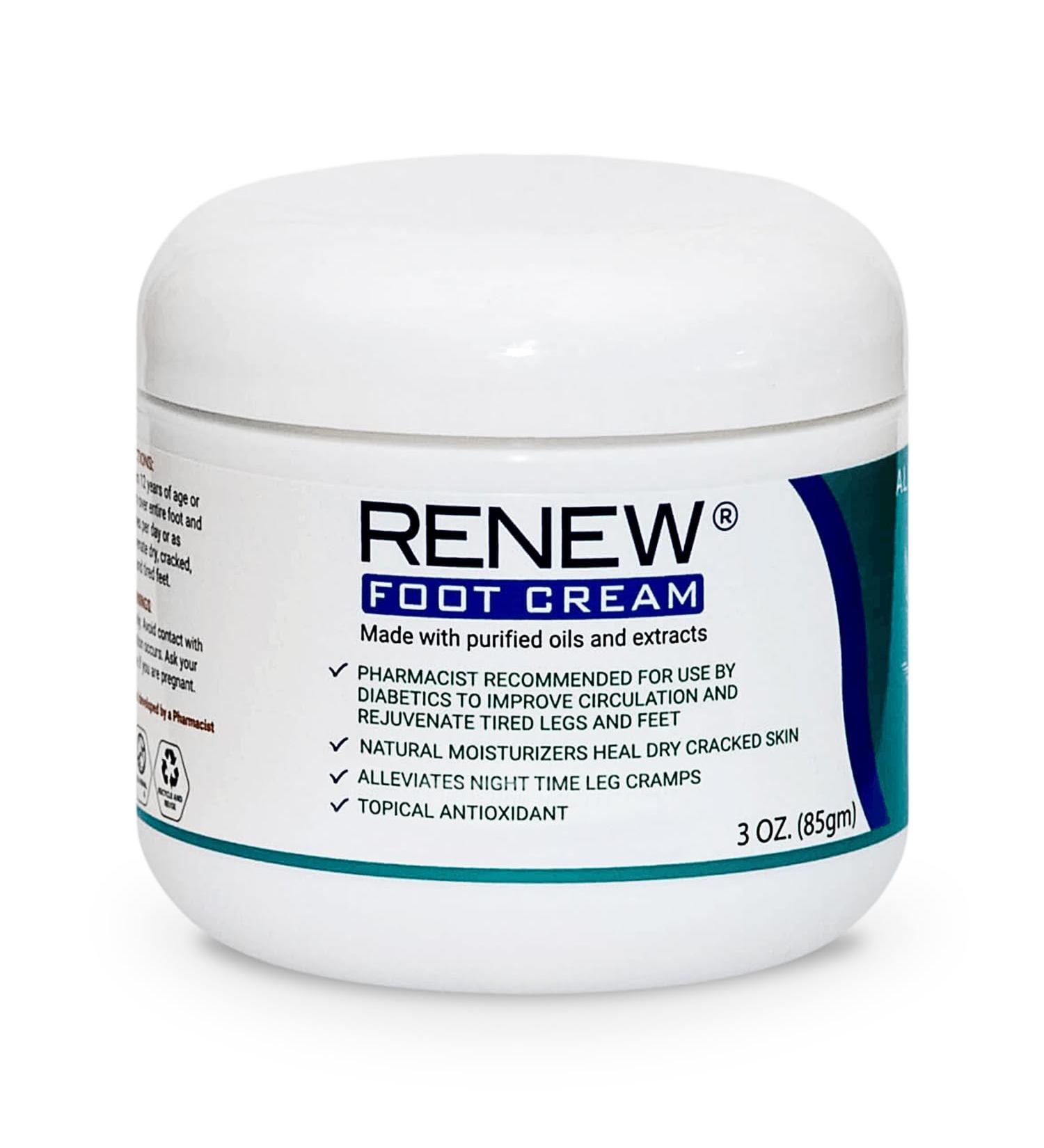 KPW Laboratories Dry Cracked Heels & Diabetic Foot Cream | All-Natural Hydrating Foot Care for Men & Women | Enhance Circulation & Heal Dry Feet - Buy Online on GoSupps.com