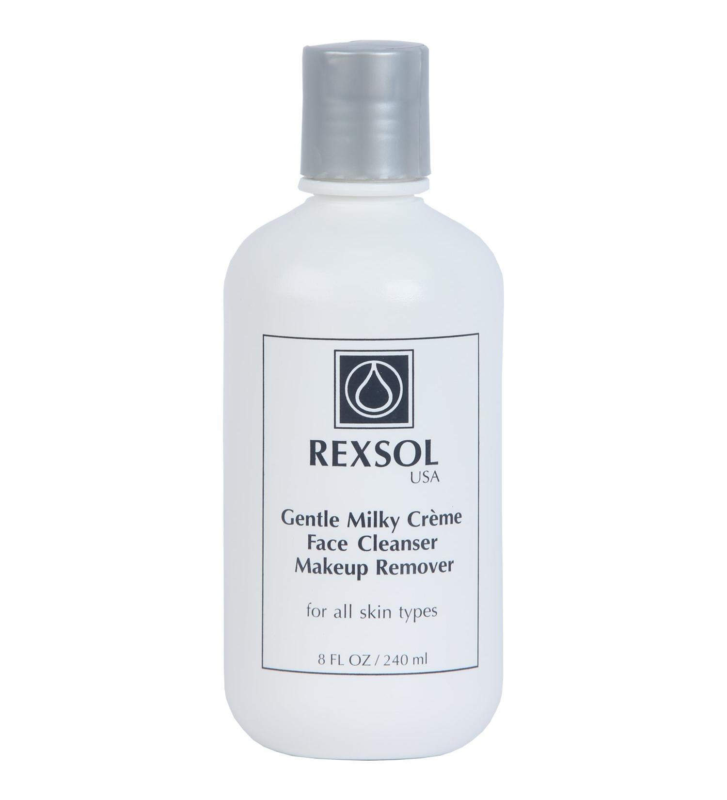 REXSOL Gentle Milky Cr me Face Cleanser Makeup Remover (240 ml / 8 fl oz)