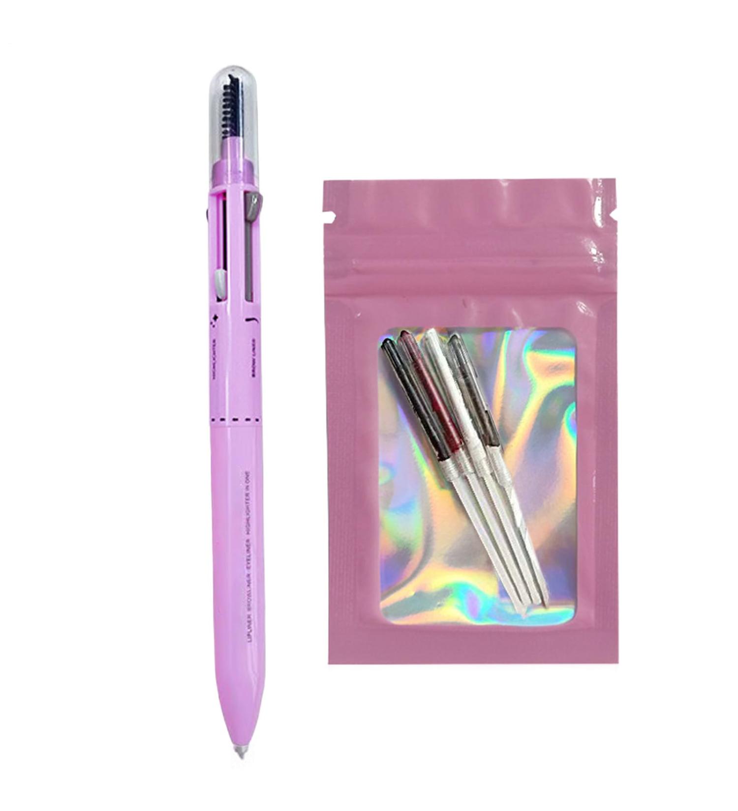 Stylo Maquillage 4 en 1 - Maquillage Visage Double Embout | Eye-Liner Longue Tenue - Femmes Mari es Amateurs de Beaut Artistes F tes de Mariage v nements Usage Quotidien 01 - Buy Online on GoSupps.com