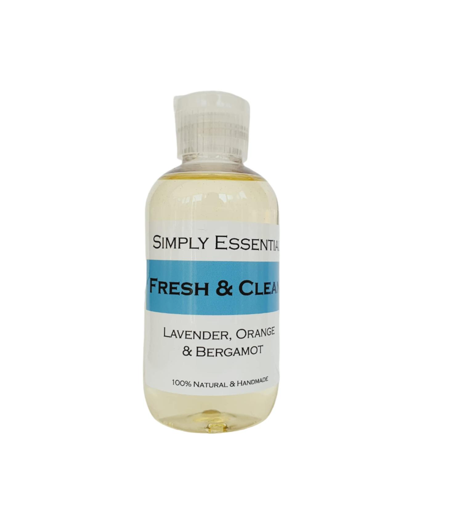 Simply essential Fresh and Clean Beard oil with Orange Lavender & Bergamot 100ml Natural cleansing essential oils