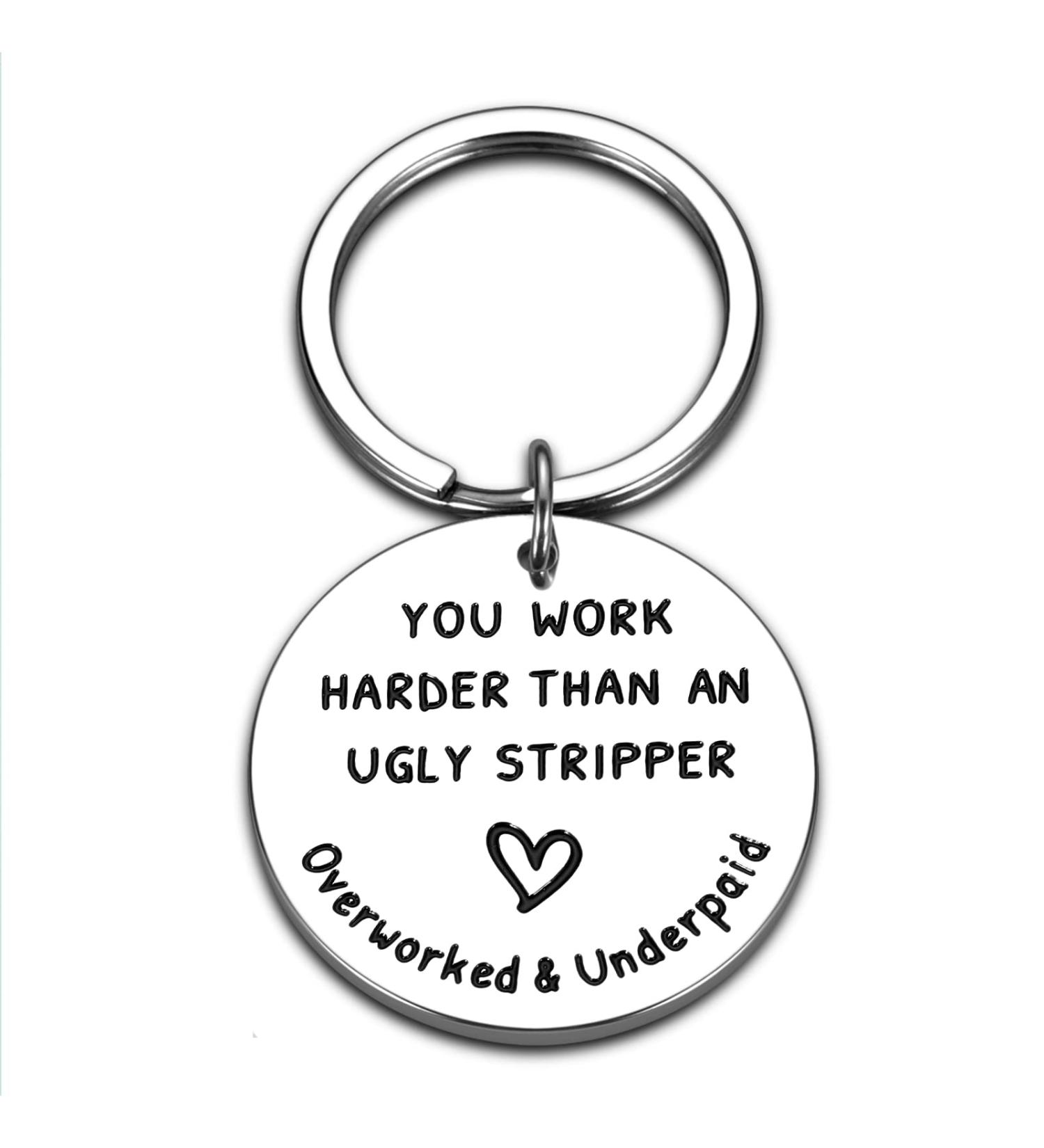 STVK Employee Appreciation Keychain: Funny Thank You Gift for Coworkers - Farewell, Retirement, Inspirational Gifts for Him/Her - Buy Online on GoSupps.com