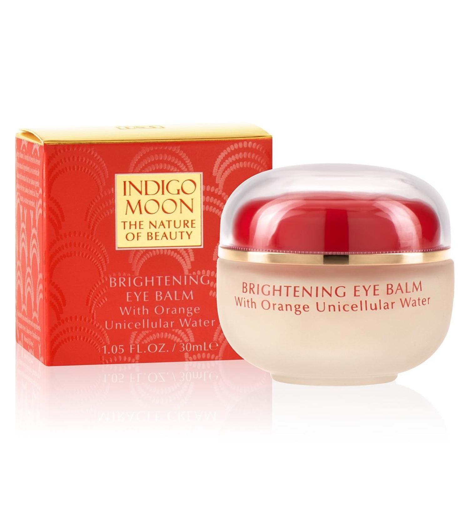 INDIGO MOON Brightening Eye Balm with Orange Unicellular Water 1.05 Ounce