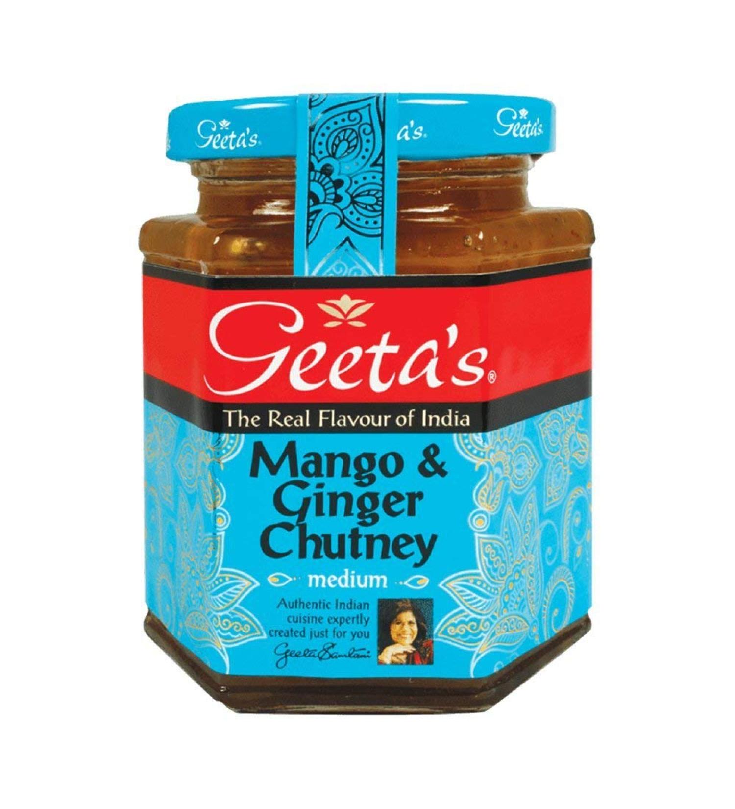 Geetas Mango & Ginger Chutney 320g - Buy Online on GoSupps.com