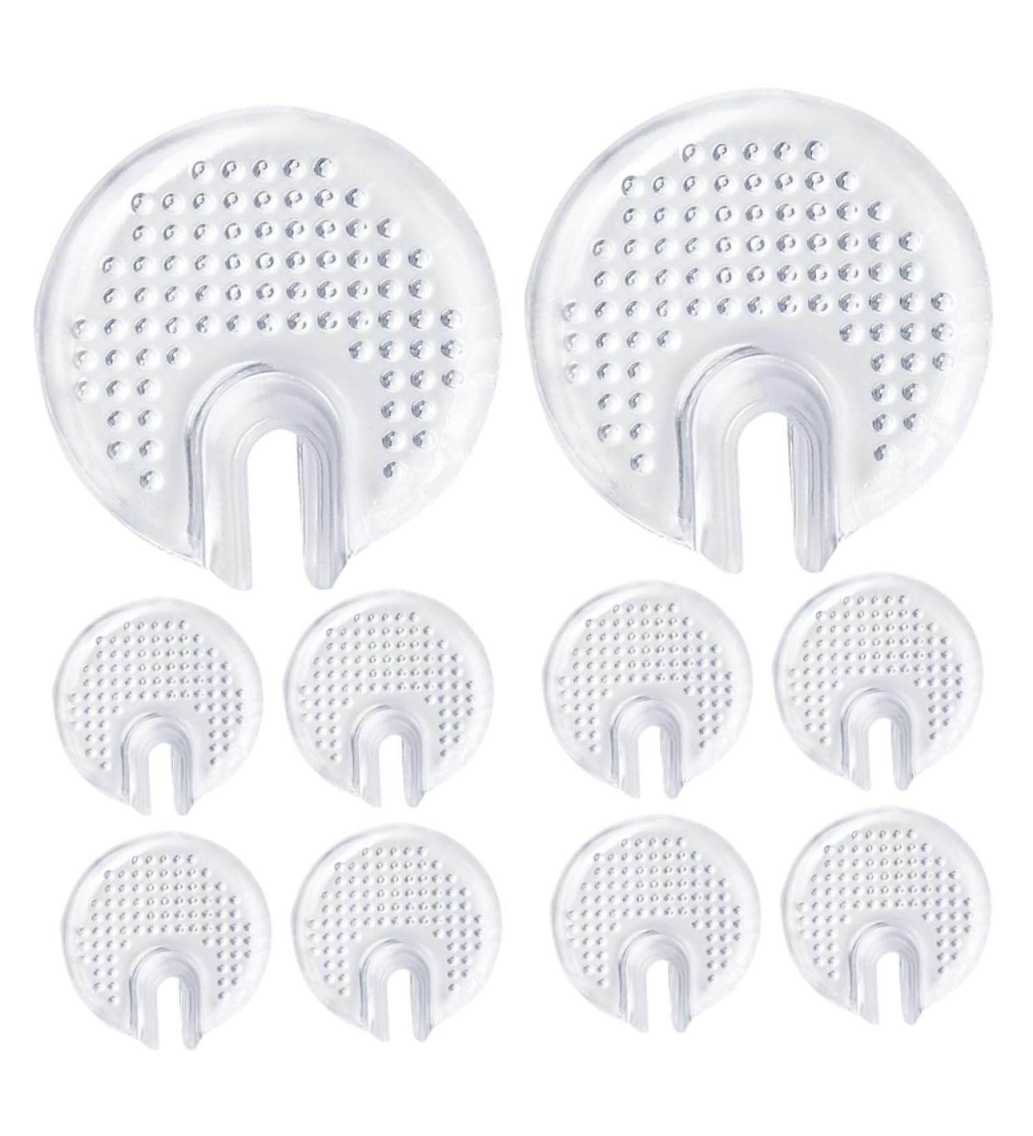LIFKOME Gel Metatarsal Pads for Shoes - 20 Pairs Sandal Insert Accessories for Comfort & Fit - Buy Online on GoSupps.com