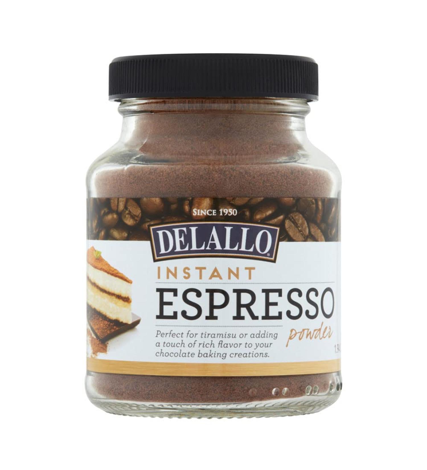 DeLallo Instant Espresso Powder 1.94oz Jar - Pack of 1 - Buy Online on GoSupps.com