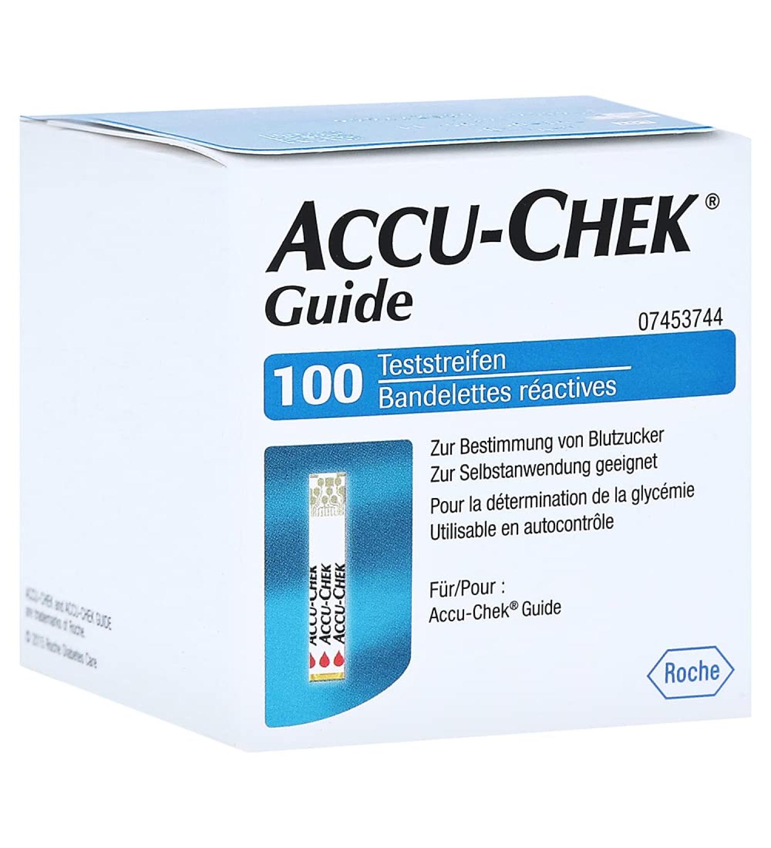 Accu-Chek Guide Test Strips 100 ST - Accurate Diabetes Testing | Fast International Shipping - Buy Online on GoSupps.com