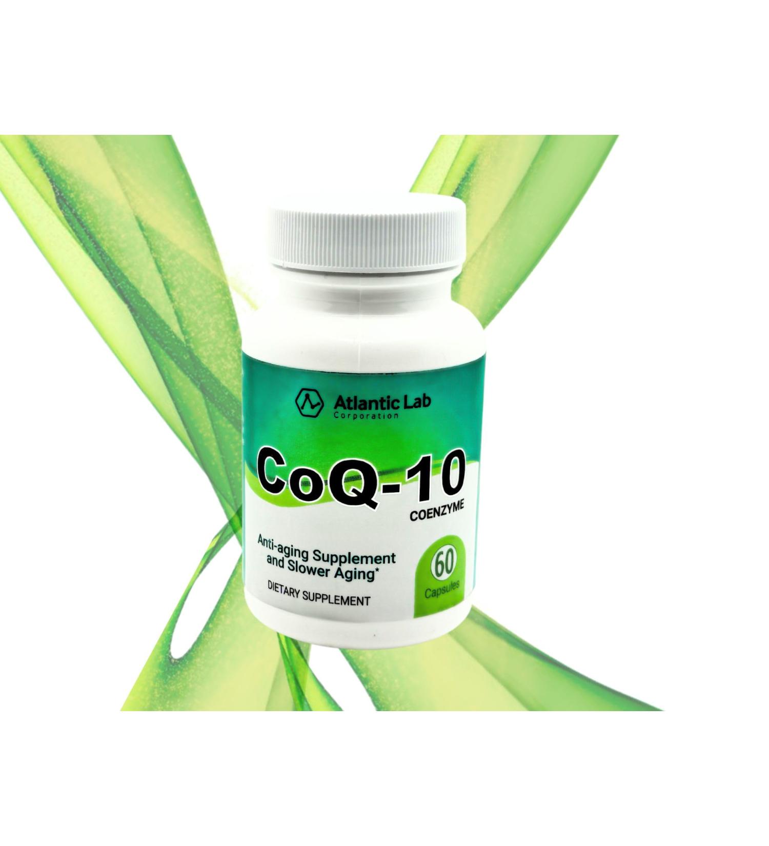 Coenzyme COQ-10 Anti-Aging Heart Health Capsules | Vegan Gluten-Free Keto | 60 Fast Absorption Low Carb Capsules - Buy Online on GoSupps.com