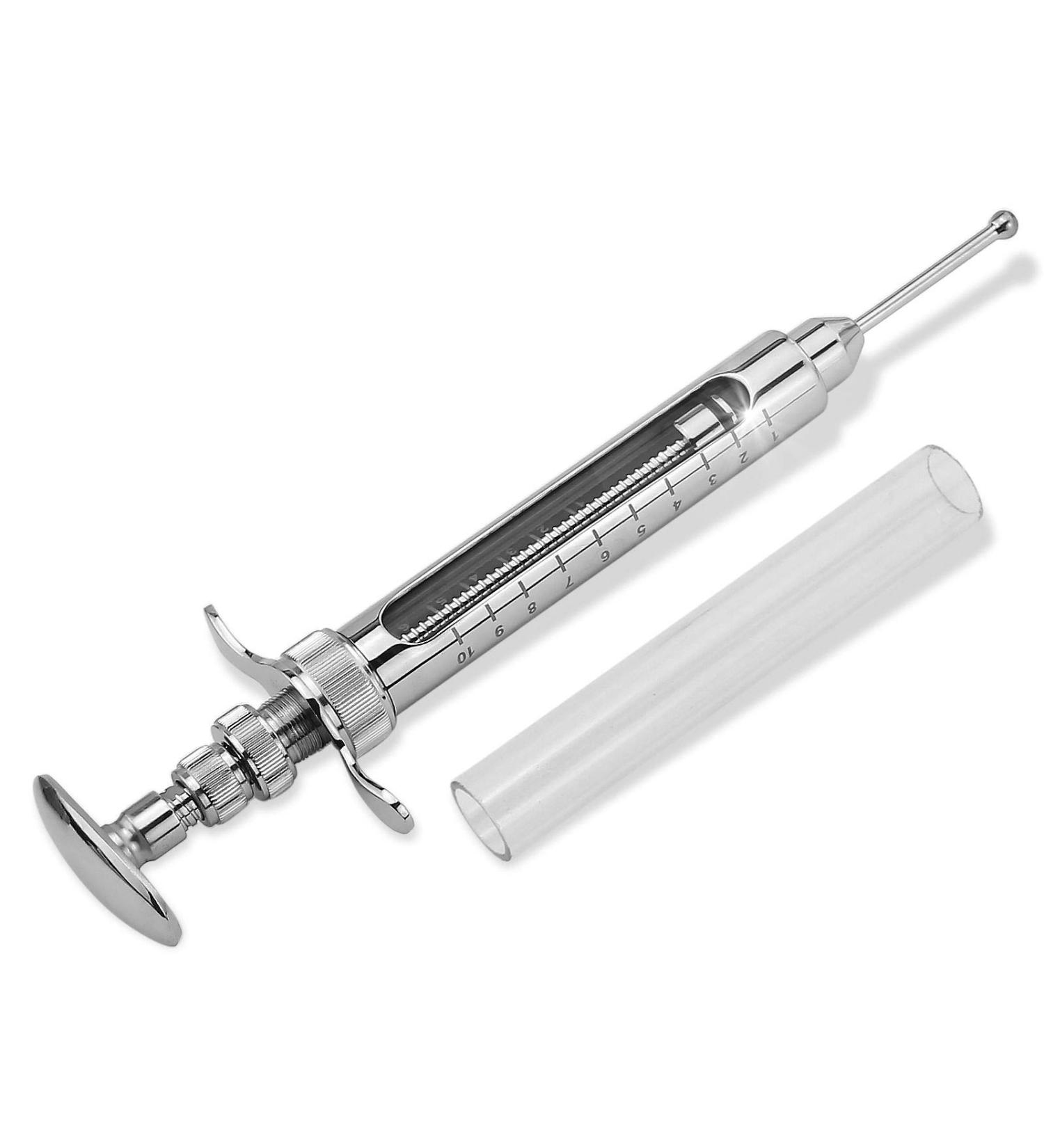 Pinkie Press Metal Feeding Syringe - Pinky Pump for Force Feeding | International Shipping Available - Buy Online on GoSupps.com