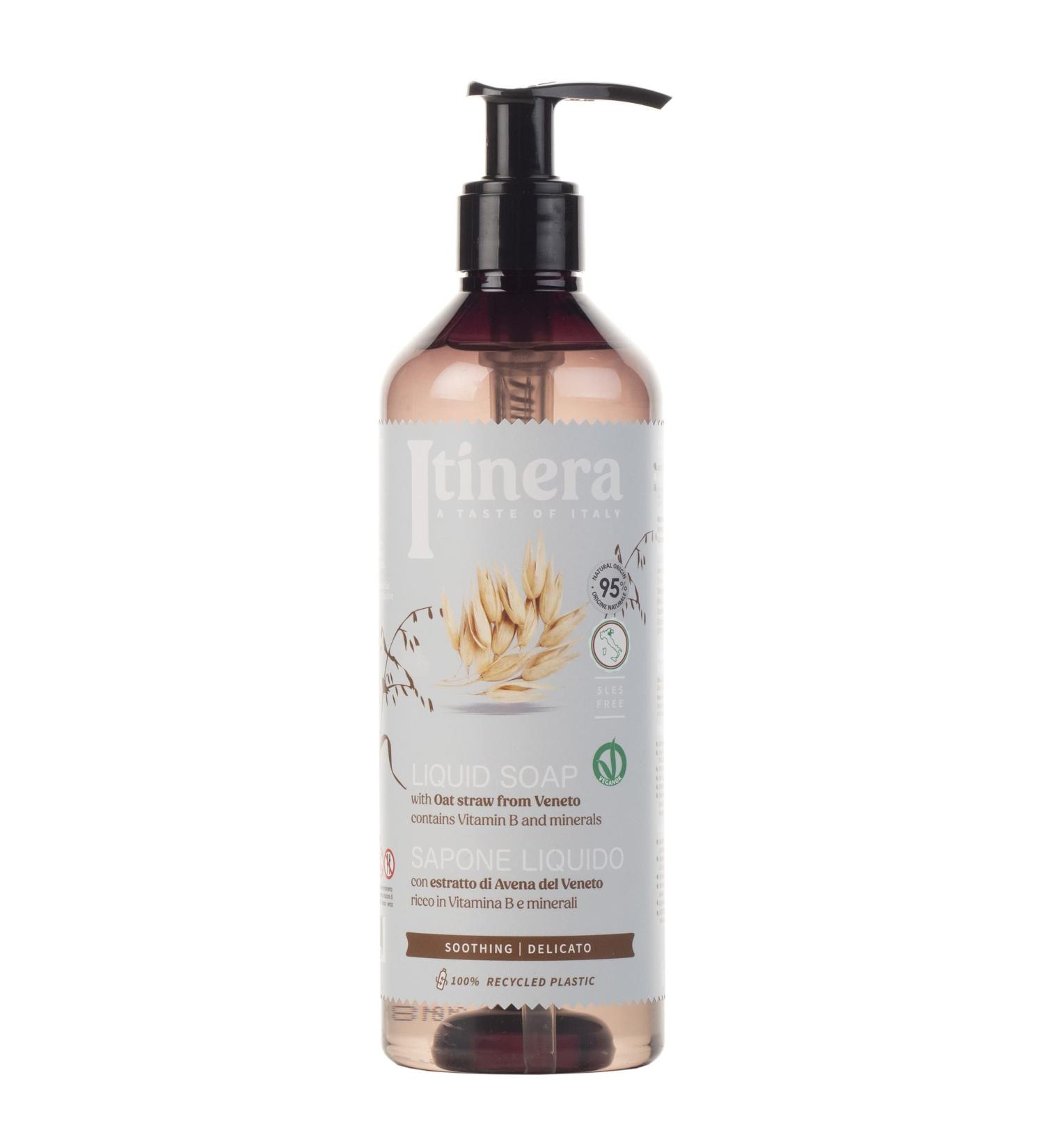 sarciaeu ITINERA Soothing liquid soap with Veneto oats 95 natural ingredients 370 ml 1 piece - Buy Online on GoSupps.com