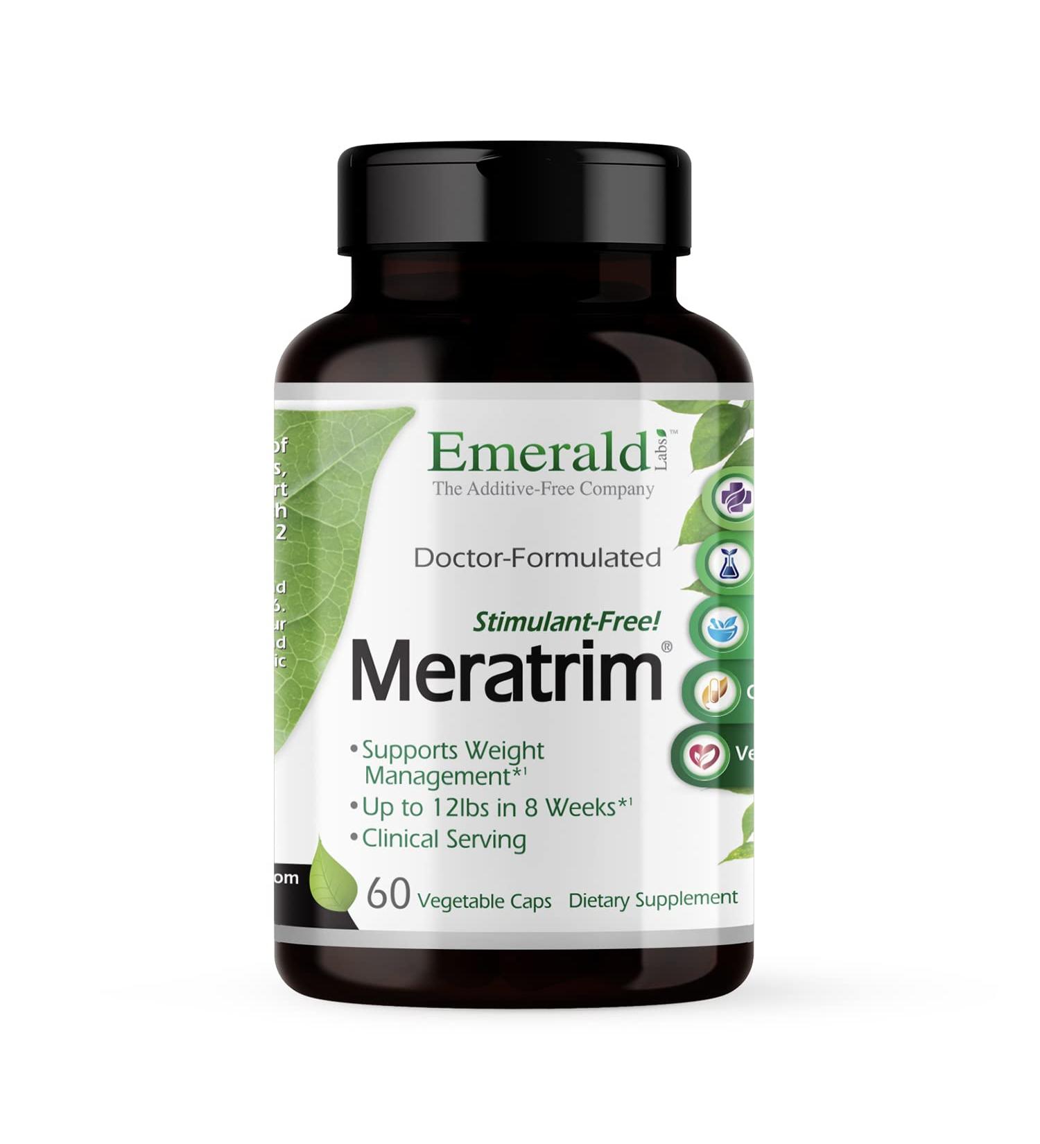 Emerald Labs Meratrim 800mg - Natural Weight Management Support - 60 Capsules - Buy Online on GoSupps.com