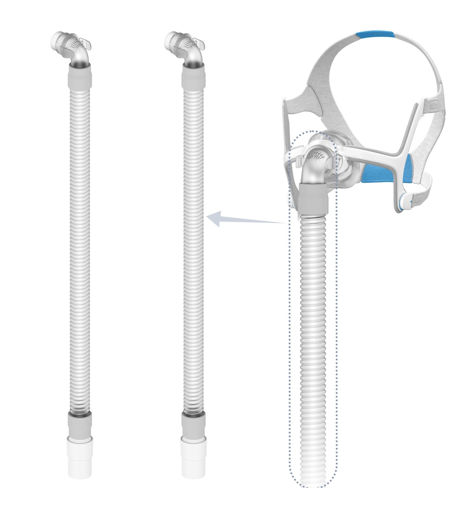 2 Pack Replacement Tube Assembly for N20 - Tubing, Elbow, Swivel Included | Prevent Leakage, Reduce Noise - Buy Online on GoSupps.com