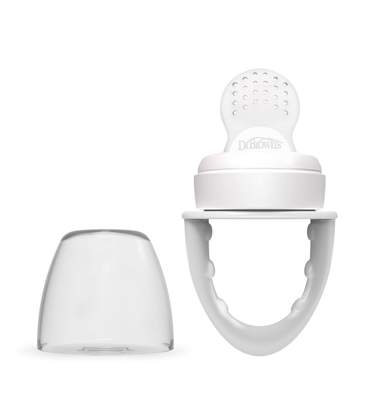 Dr. Brown's Fresh First Feeder Grey - Ideal for Your Baby's First Feeding | Buy Online Worldwide - Buy Online on GoSupps.com