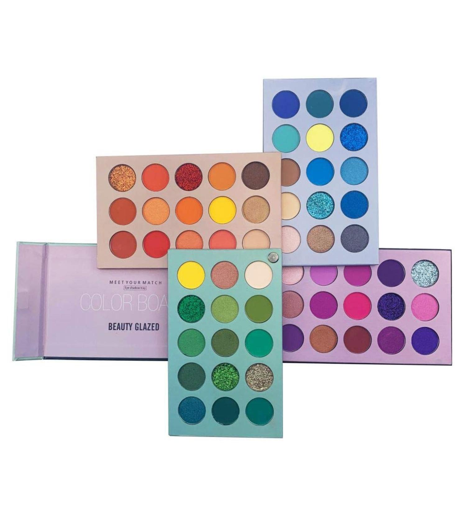 60-Color High-Pigmented Makeup Palette | Durable Matt & Shimmer Eyeshadows | Professional Eye Cosmetics for Flawless Makeup - Buy Online on GoSupps.com