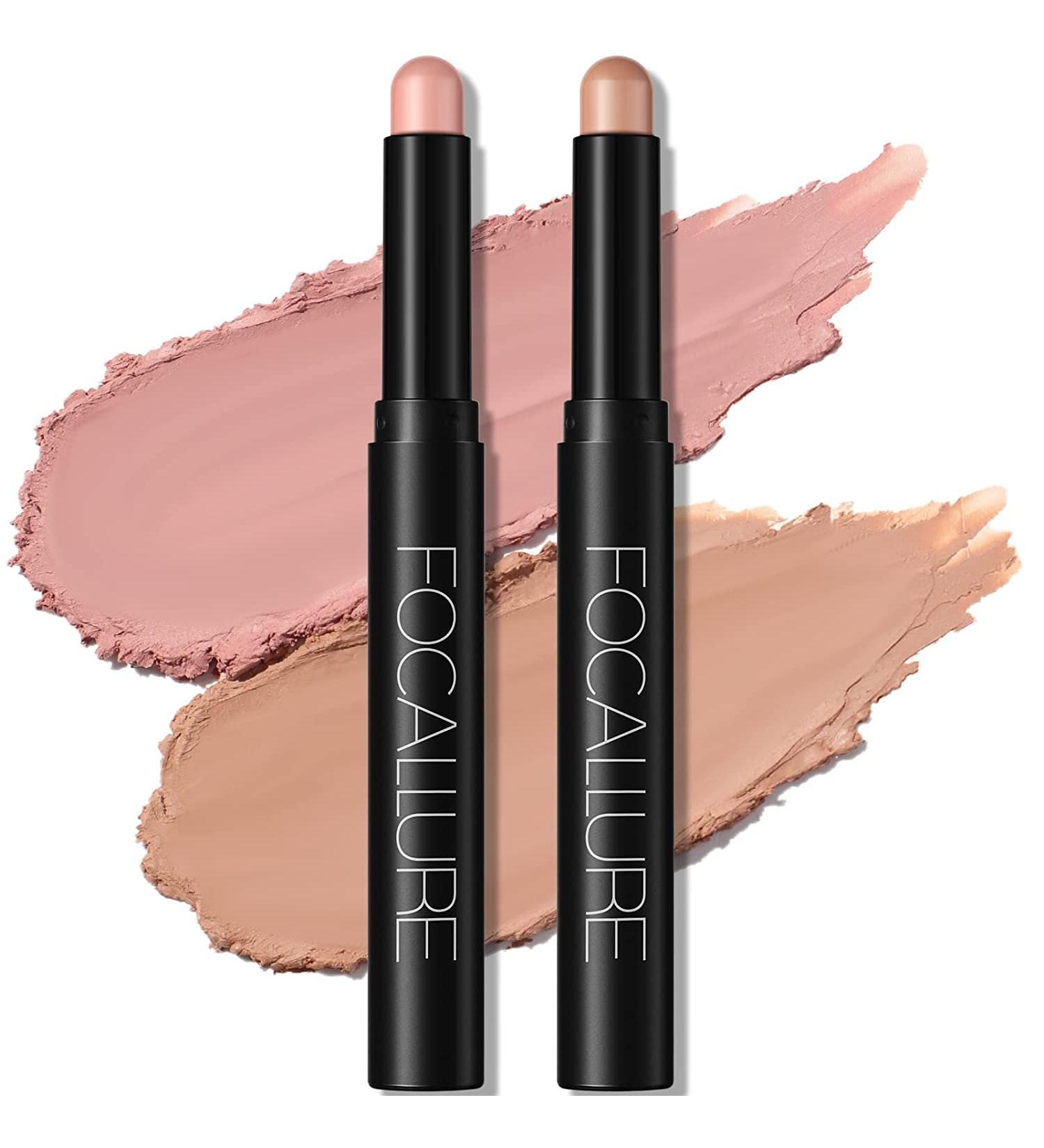 2 PCs Cream Eyeshadow Stick Set - Bright Matt & Shimmering Waterproof Makeup Tool (Mocha Pink 1316) - Long-Lasting Eye Makeup for Stunning Looks - Buy Online on GoSupps.com